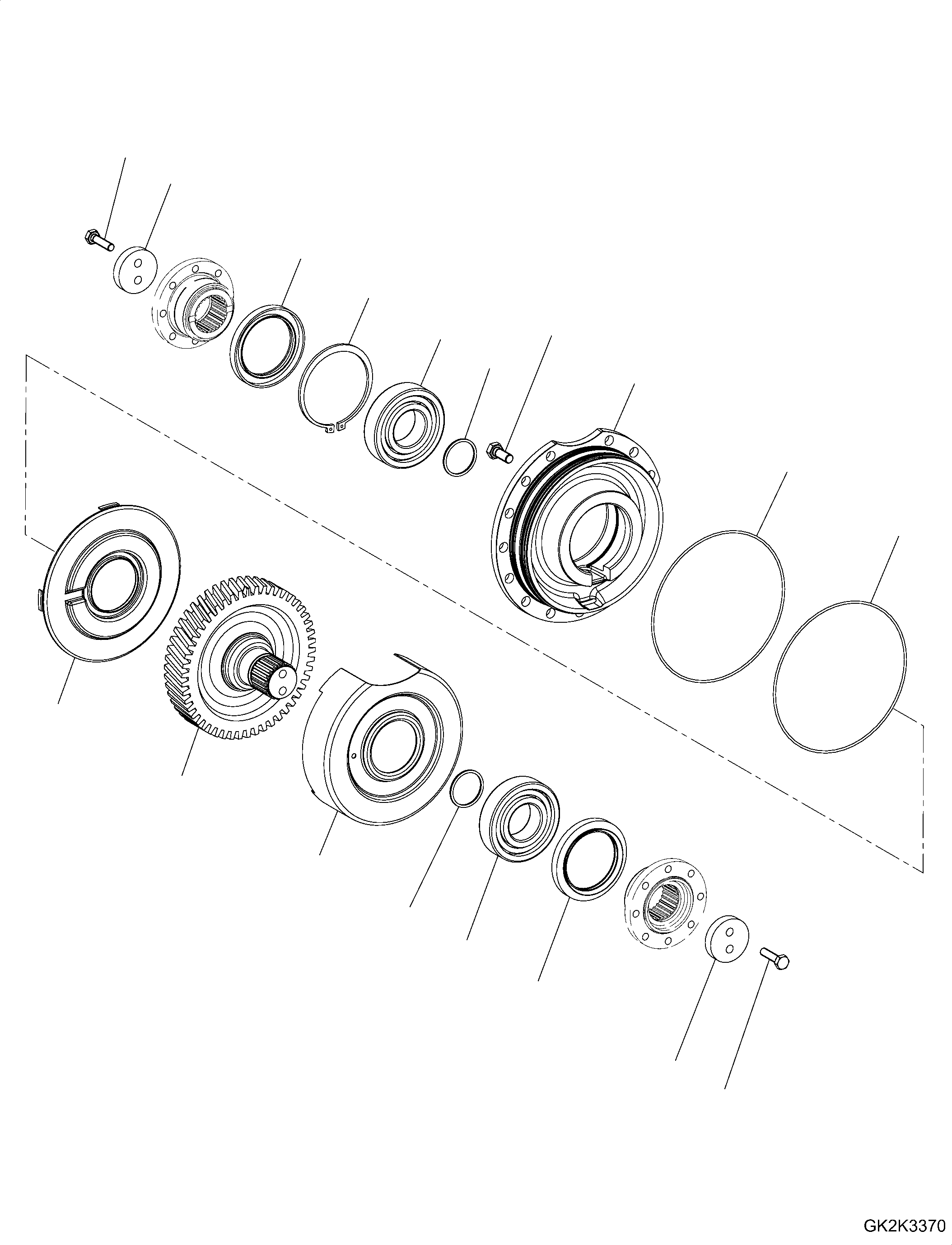 Уплотнительное кольцо круглого сечения ZF0634303422 KOMATSU