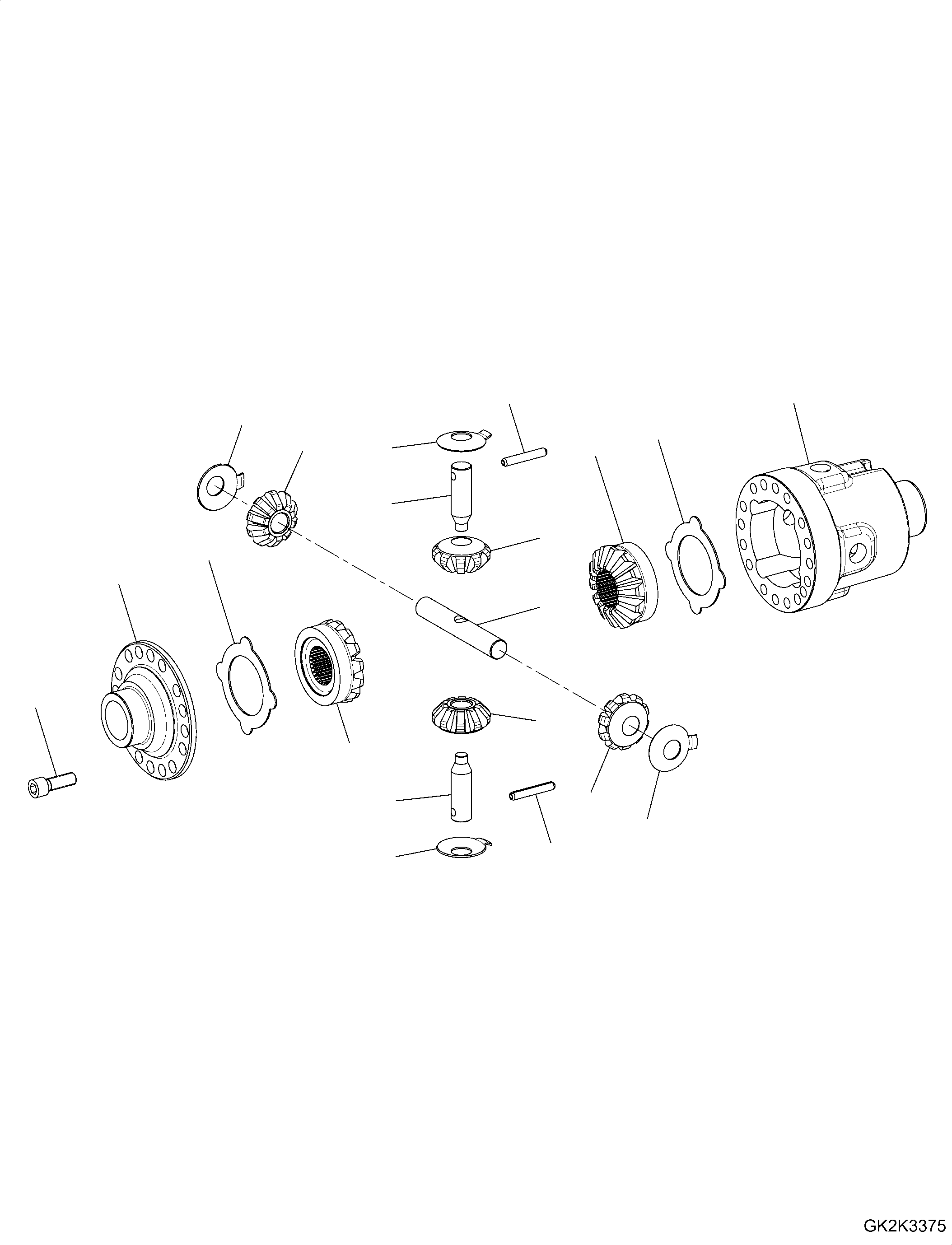 Slot Pin ZF0631329088 KOMATSU