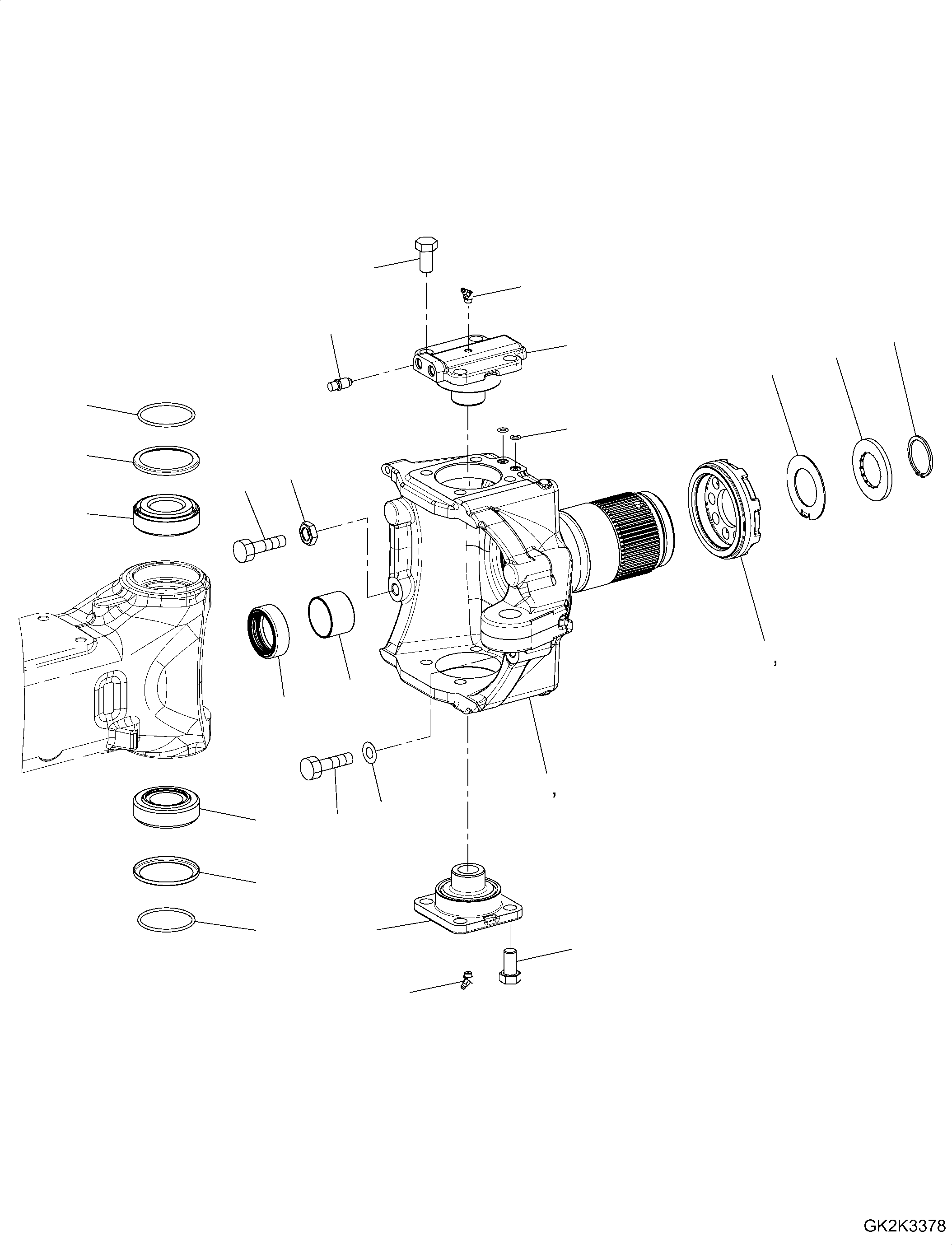 Joint Housing, R.H. (KIT) ZF4472298211 KOMATSU