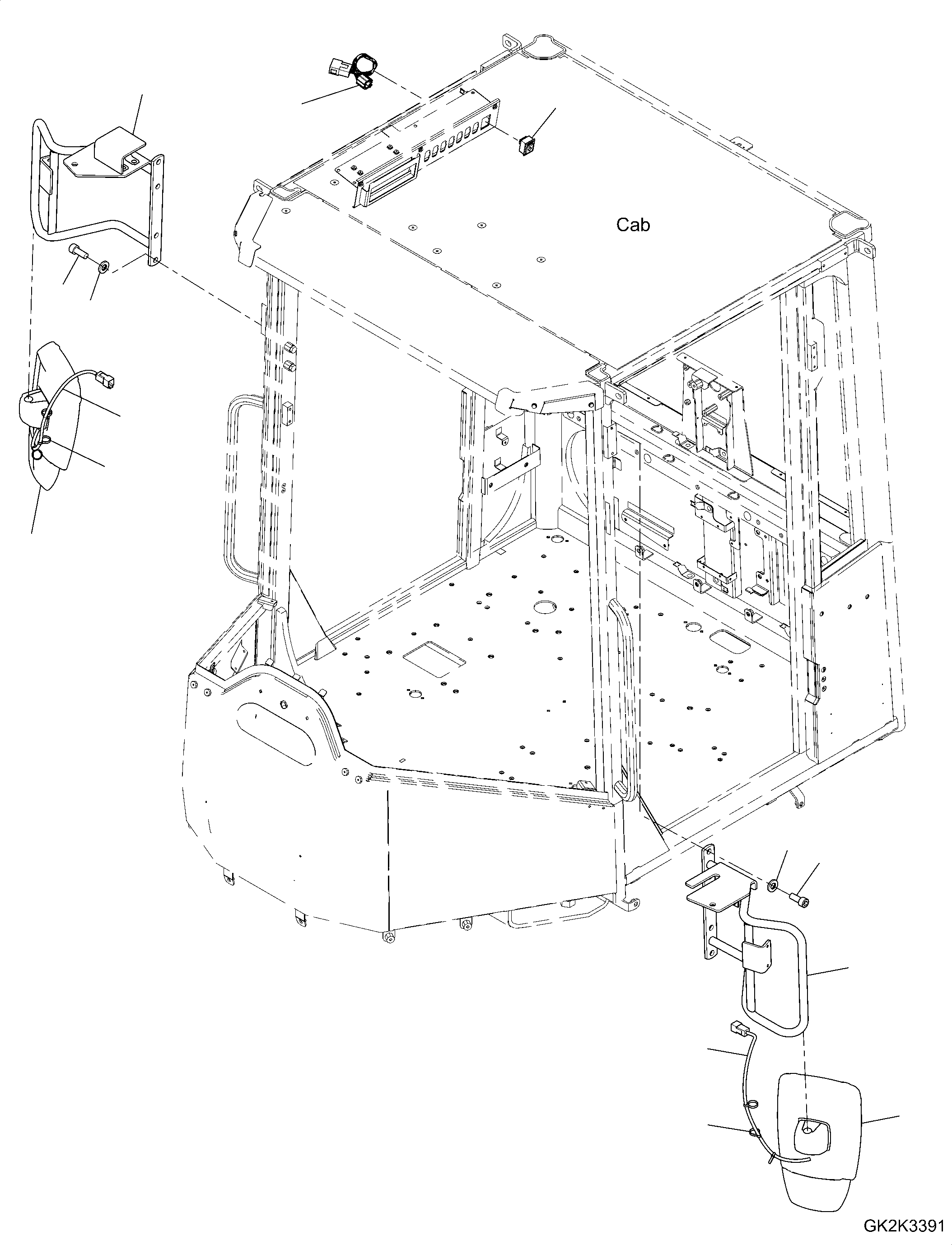 Wiring Harness, L.H. 418-06-H6282 KOMATSU