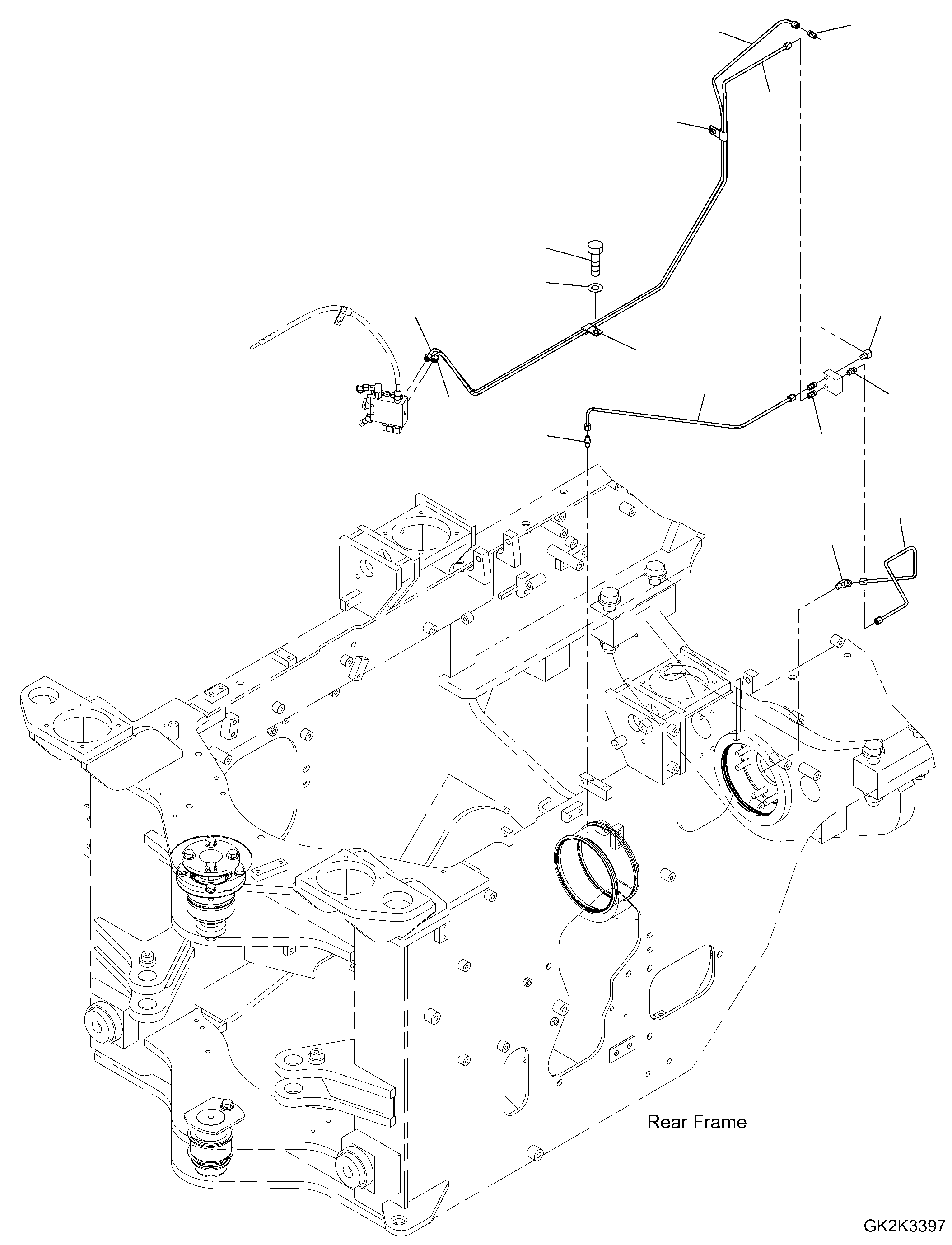 Трубка 417-S95-6321 KOMATSU