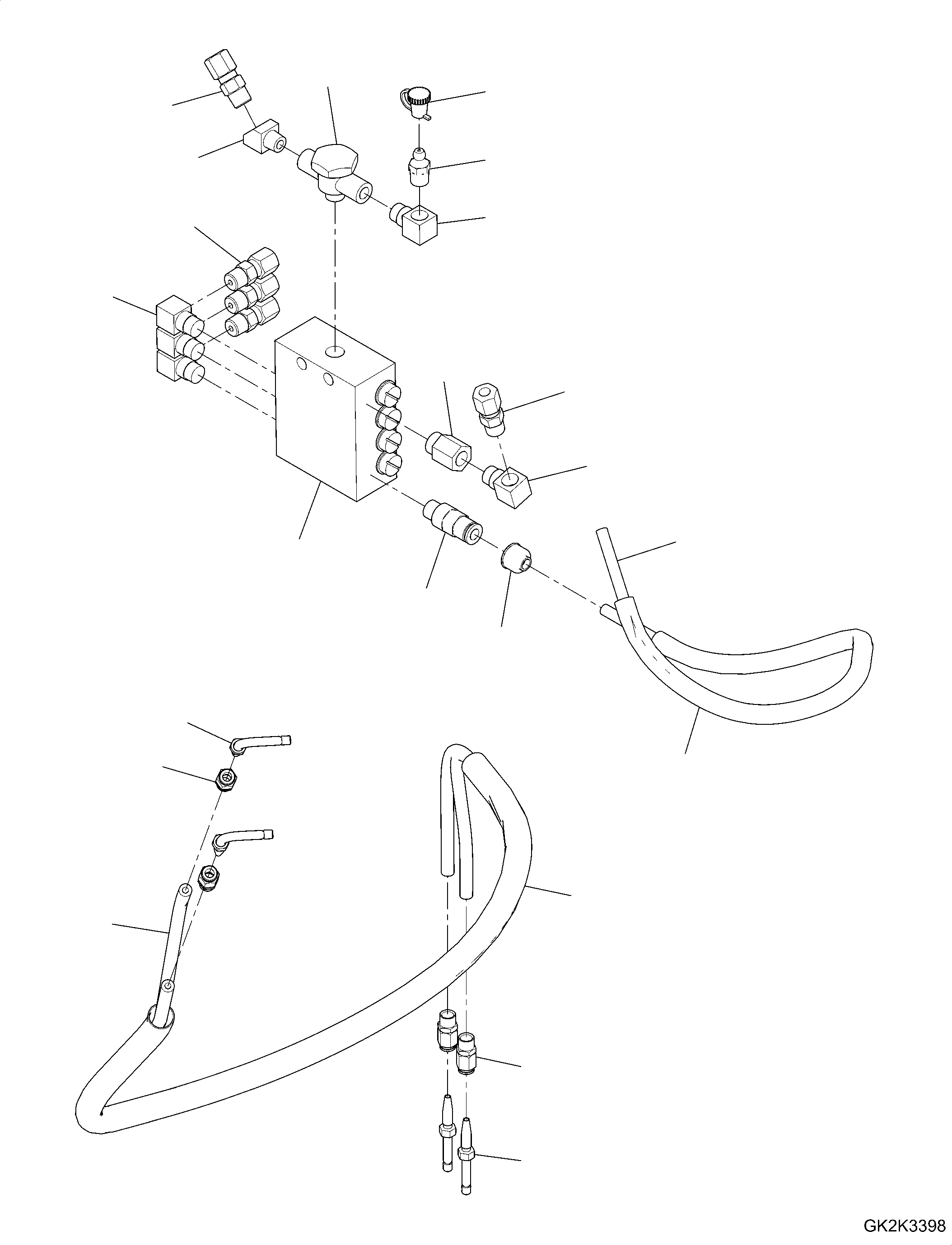 Hose, Kit Supply (417-S95-6641) KOMATSU