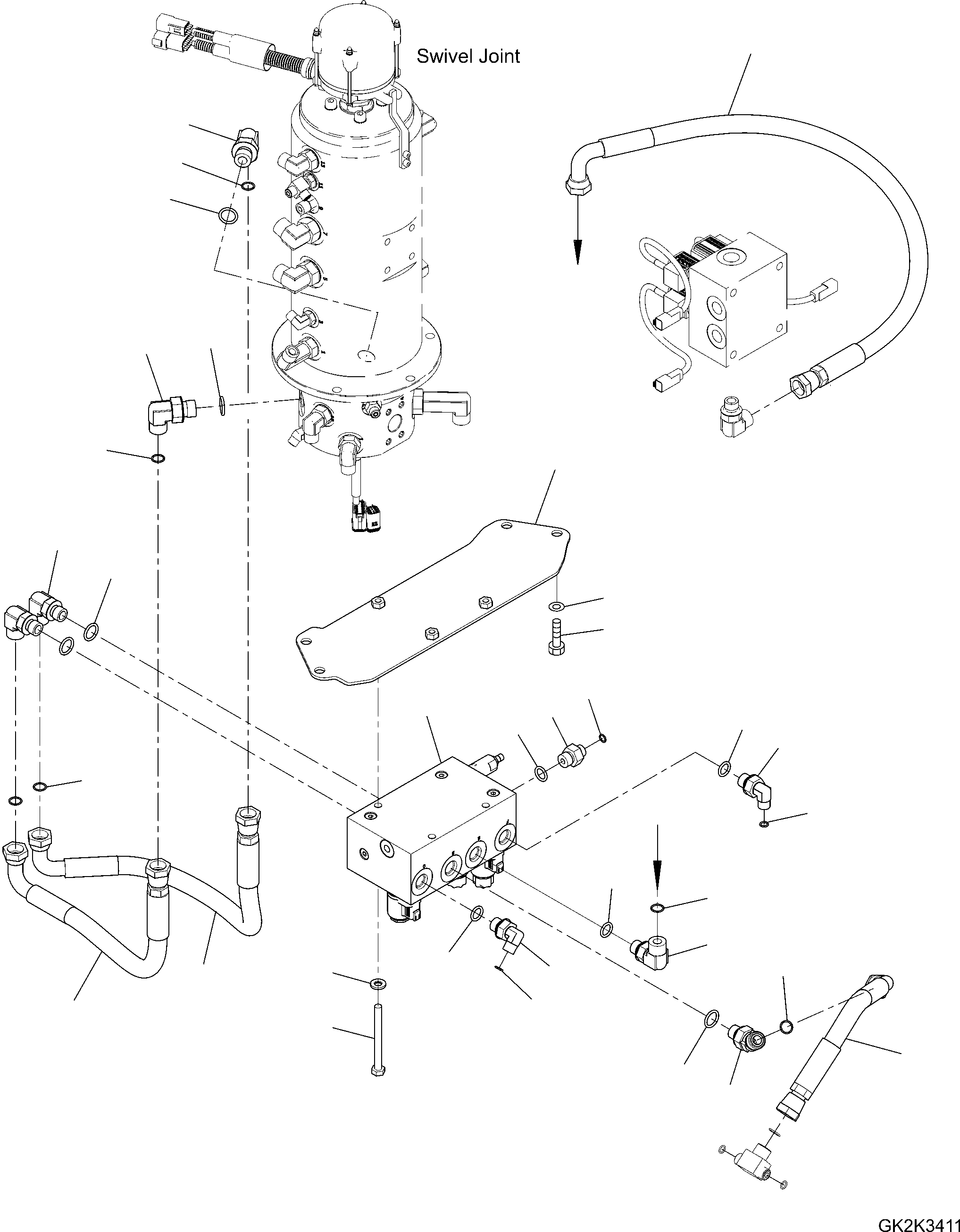 шланг 02777-005A3 KOMATSU