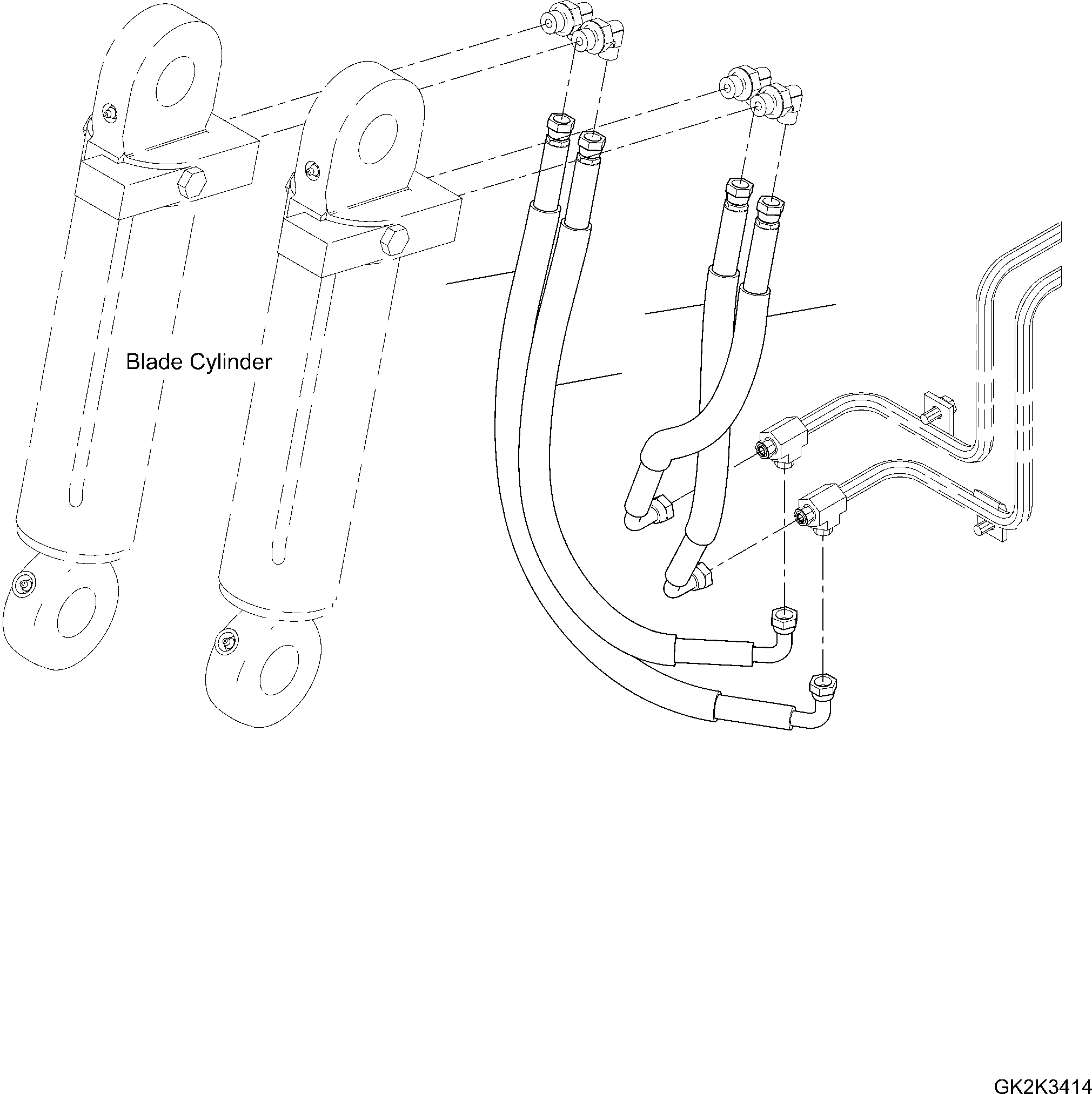 Шланг 02778-203A7 KOMATSU