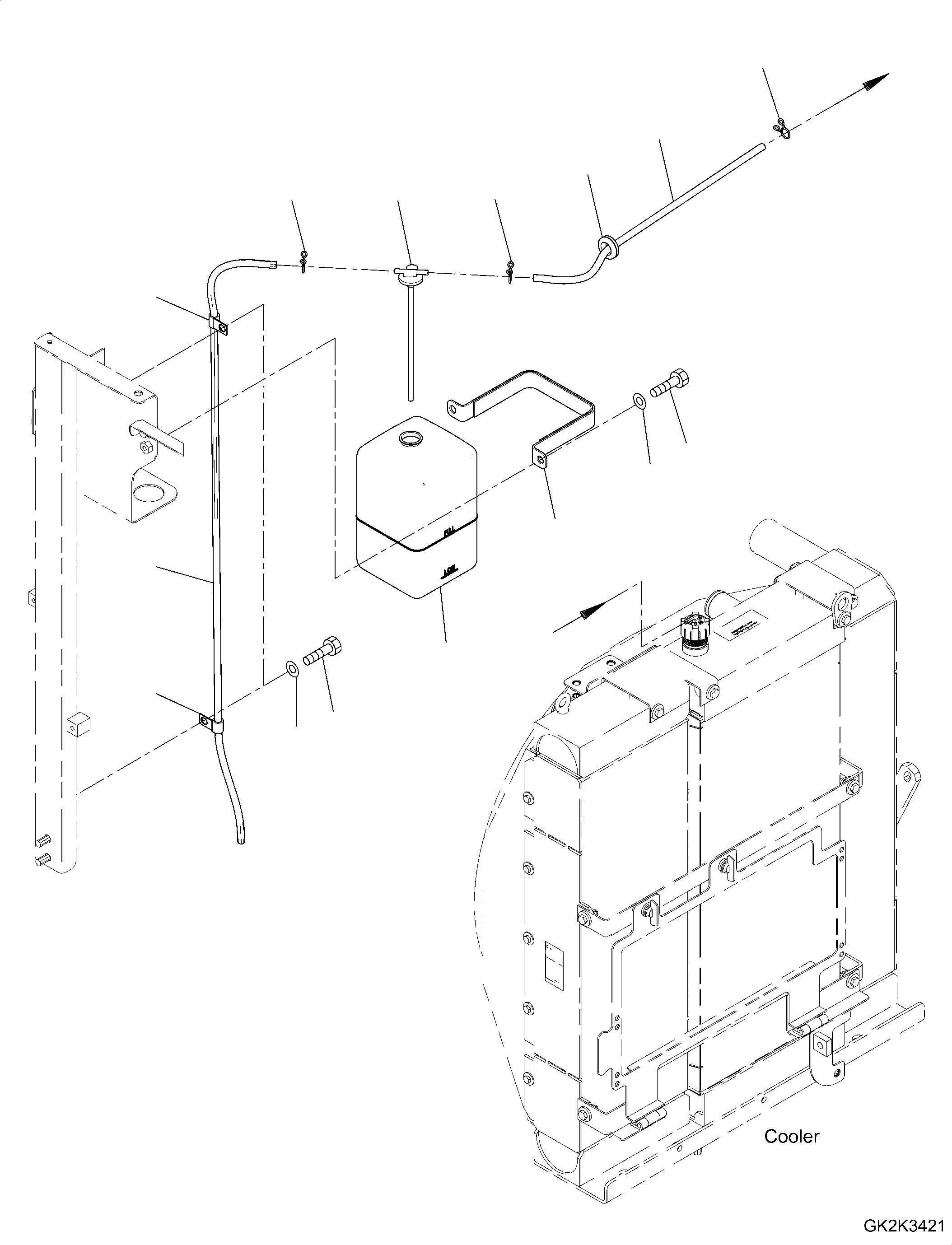 Шланг 20E-03-61150 KOMATSU