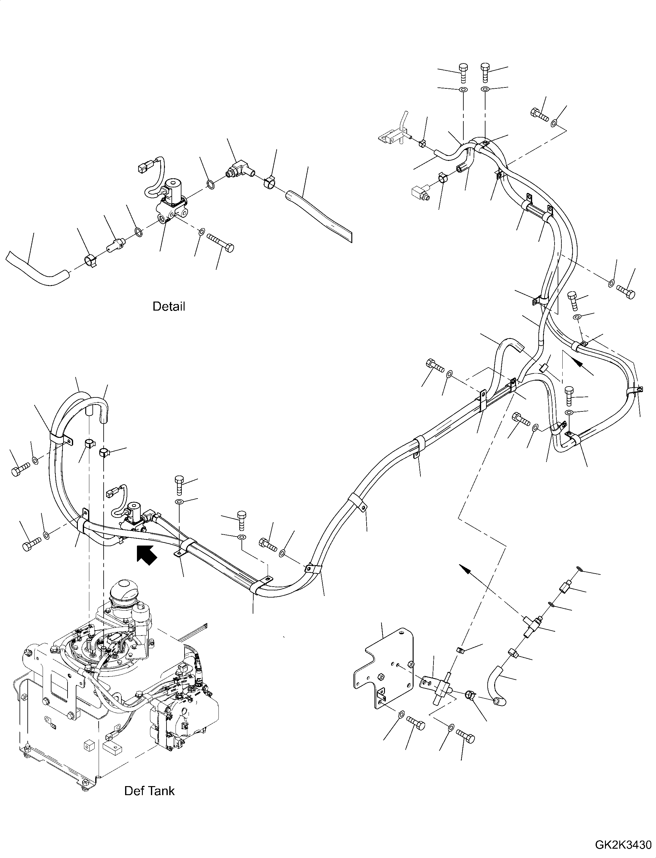 Шланг 20E-01-62441 KOMATSU