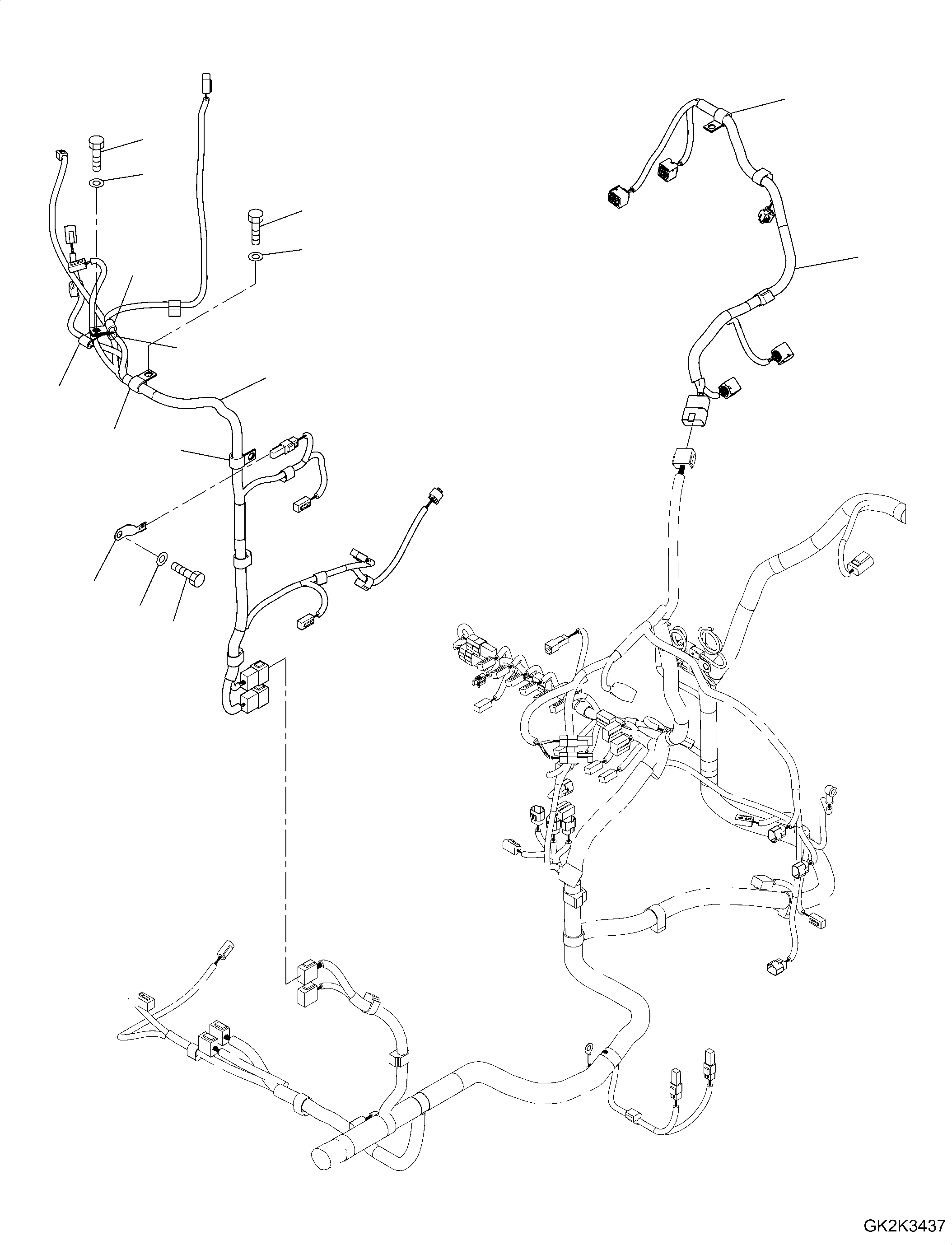 Wiring Harness, Scr 20E-06-61141 KOMATSU