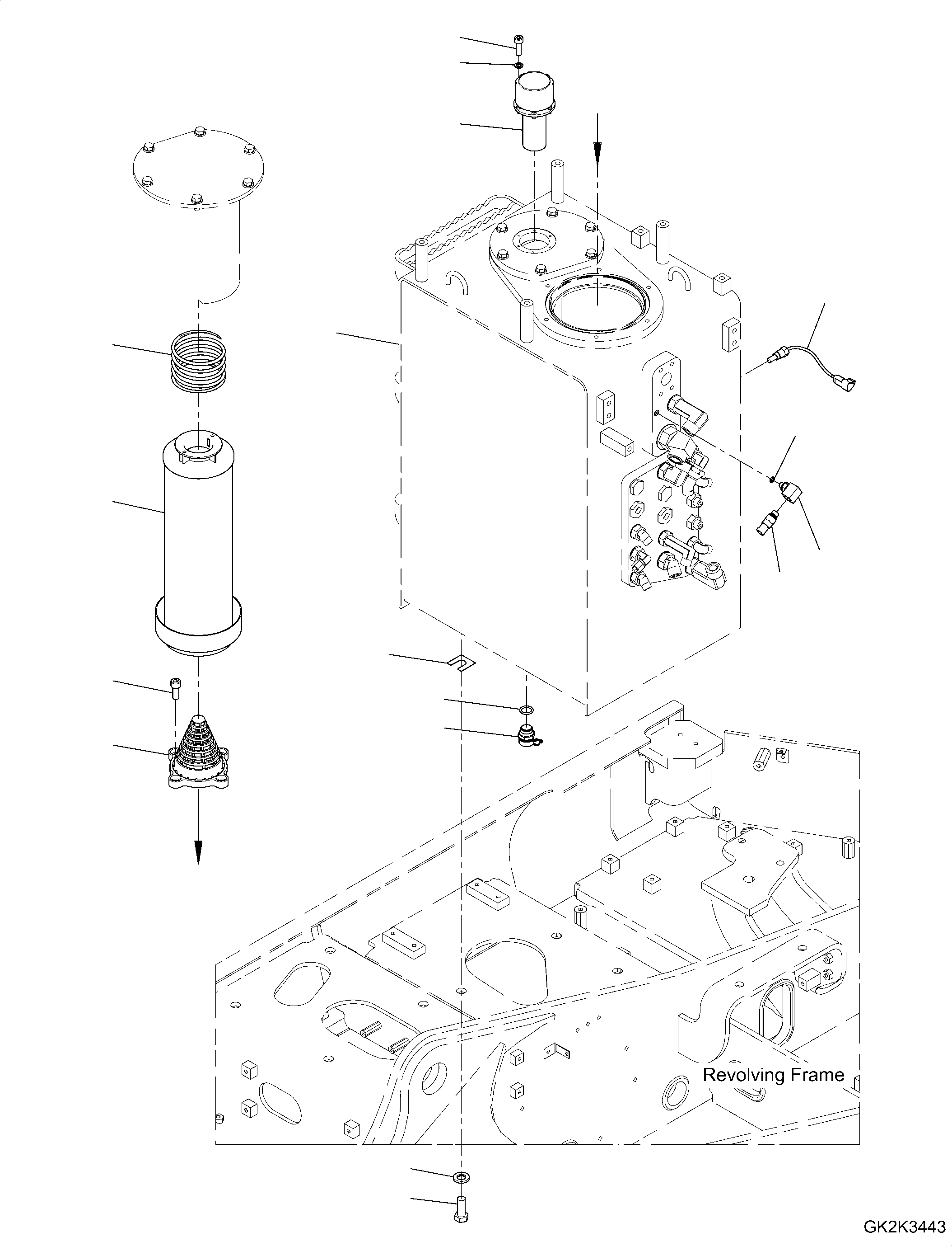 Tank Assembly, Hydraulic (20E-60-71110) KOMATSU