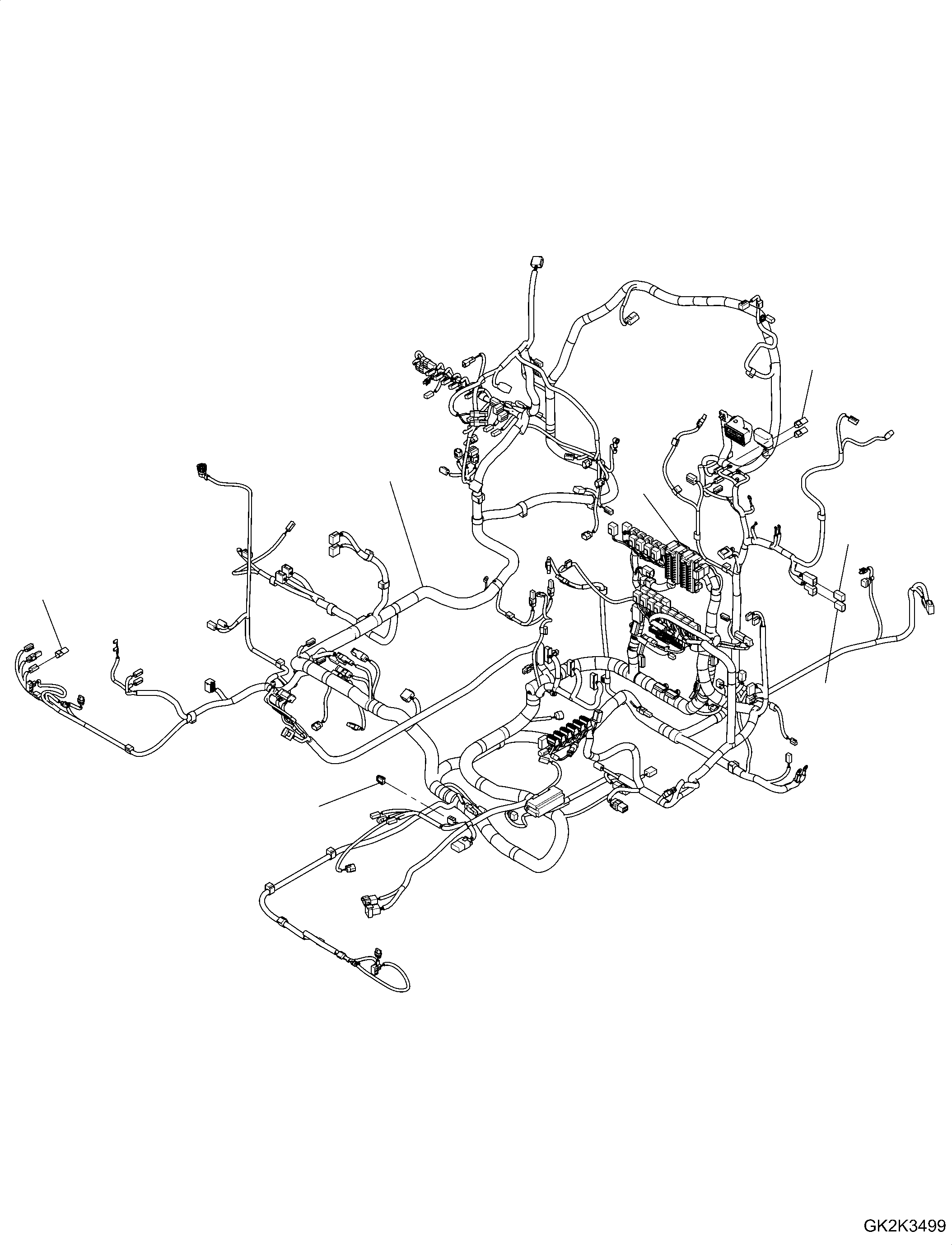 Wiring Harness, Main 20E-06-61422 KOMATSU