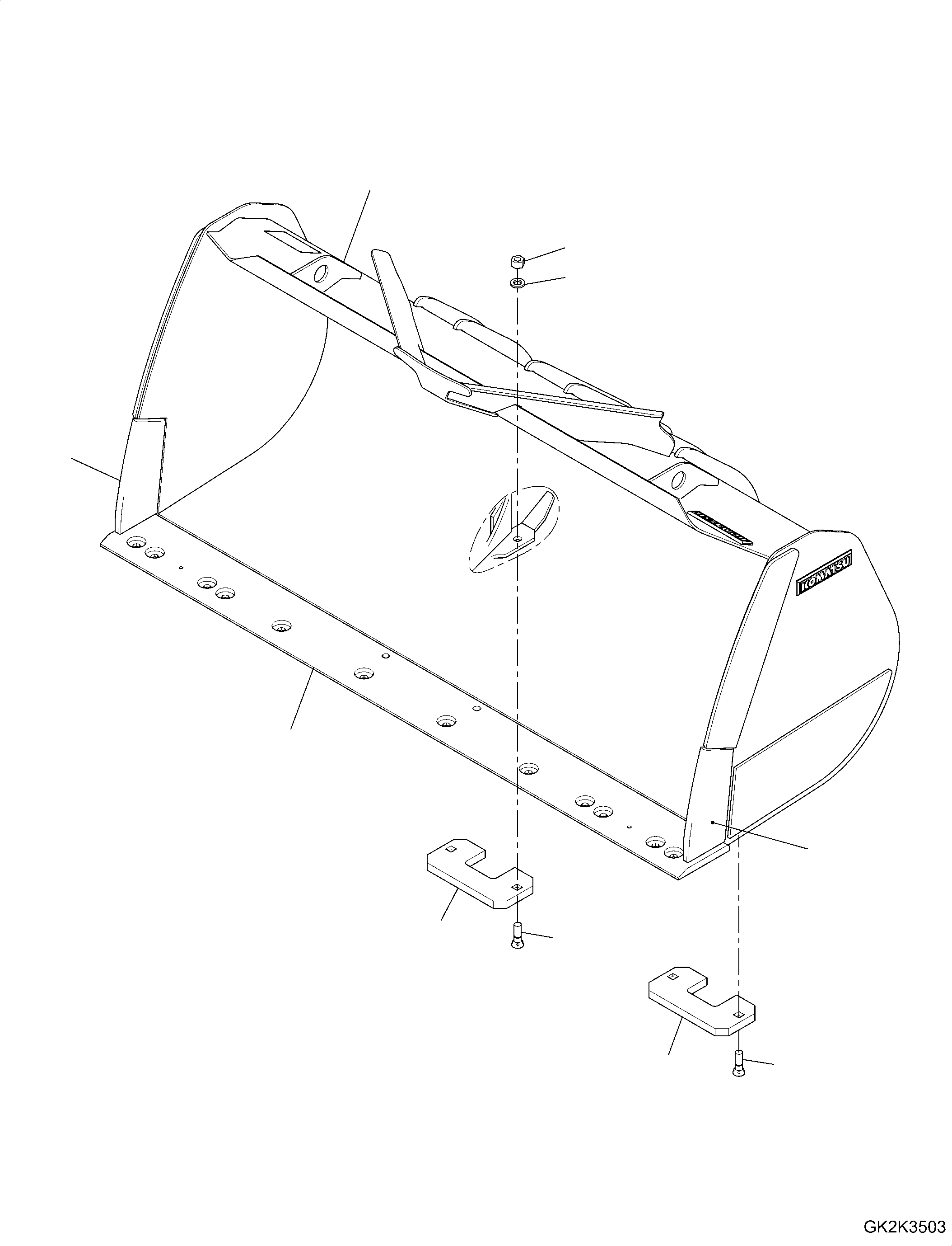 Blade, Welded 417-72-H2H50 KOMATSU