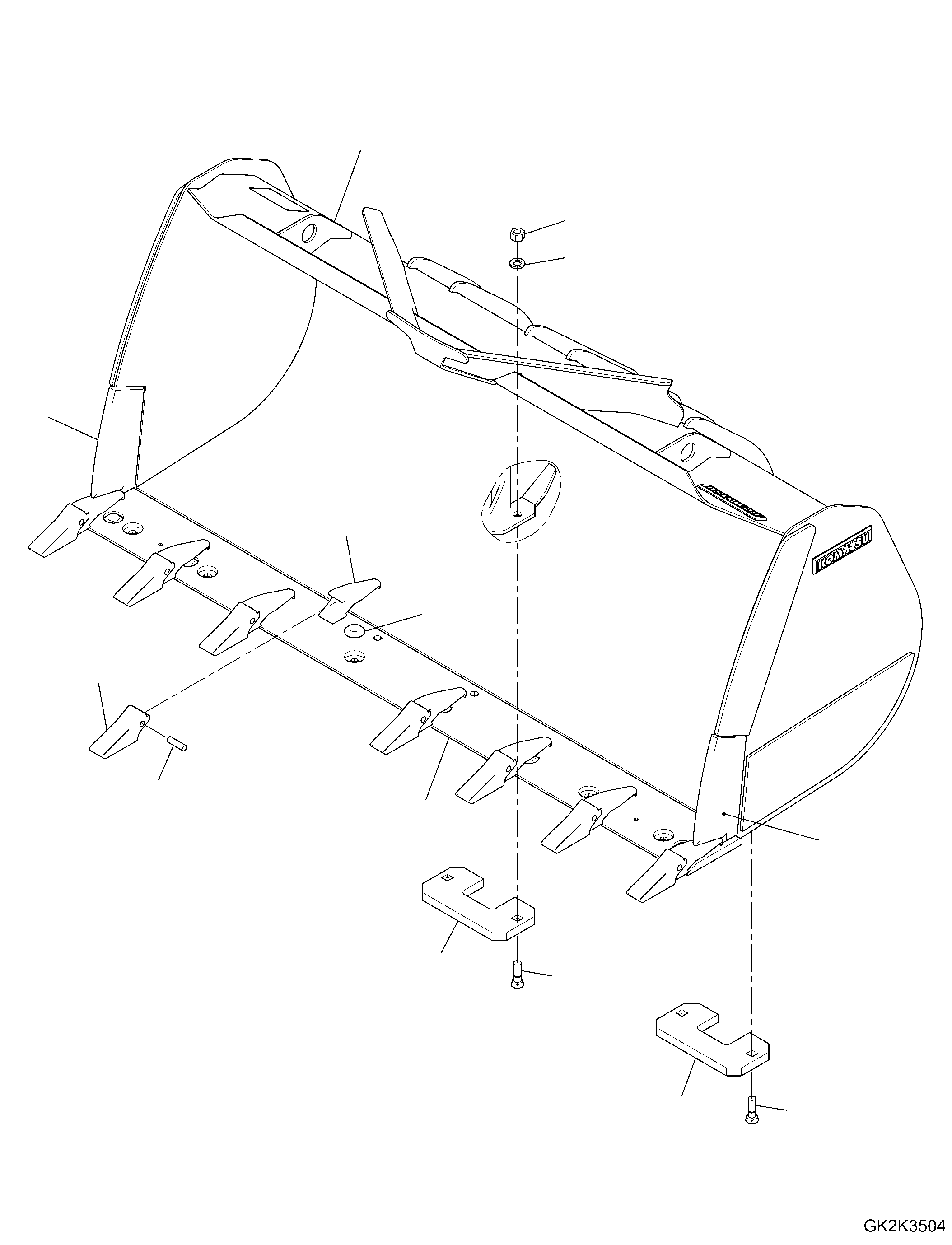 Adapter, Tooth, Welded 419-75-H2320 KOMATSU