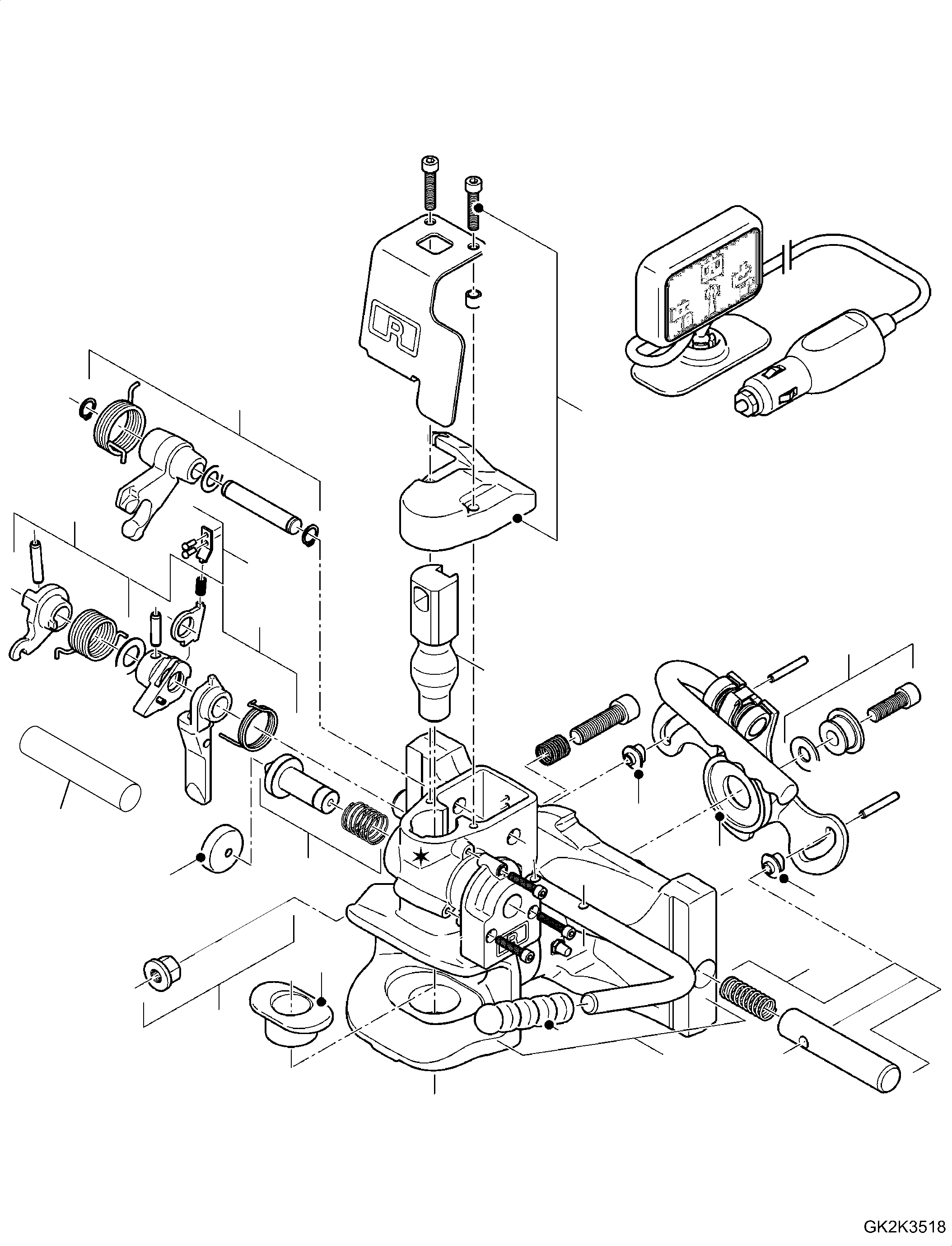 Lock Pin, Kit HHROE75L183 KOMATSU