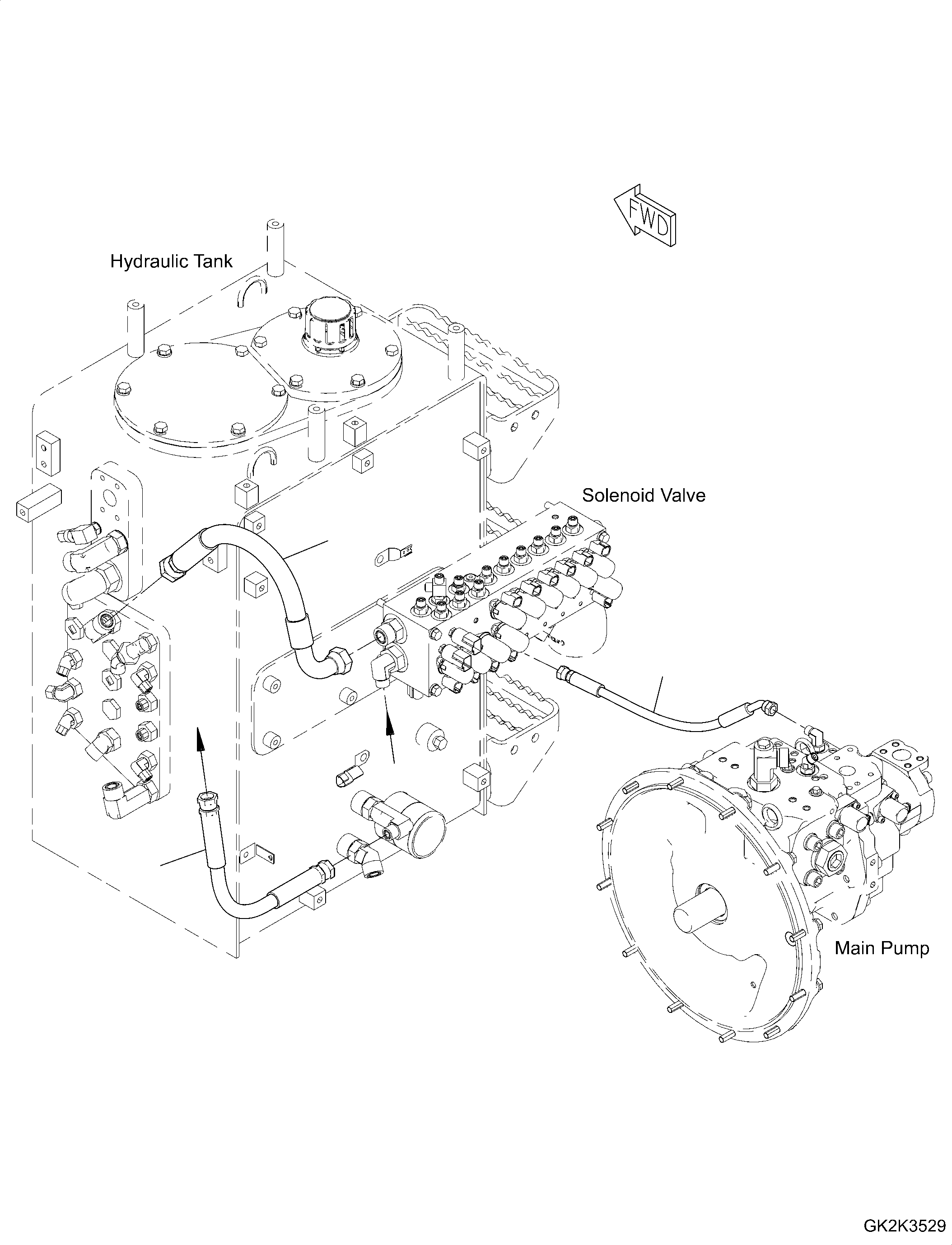 Шланг 02775-006A4 KOMATSU