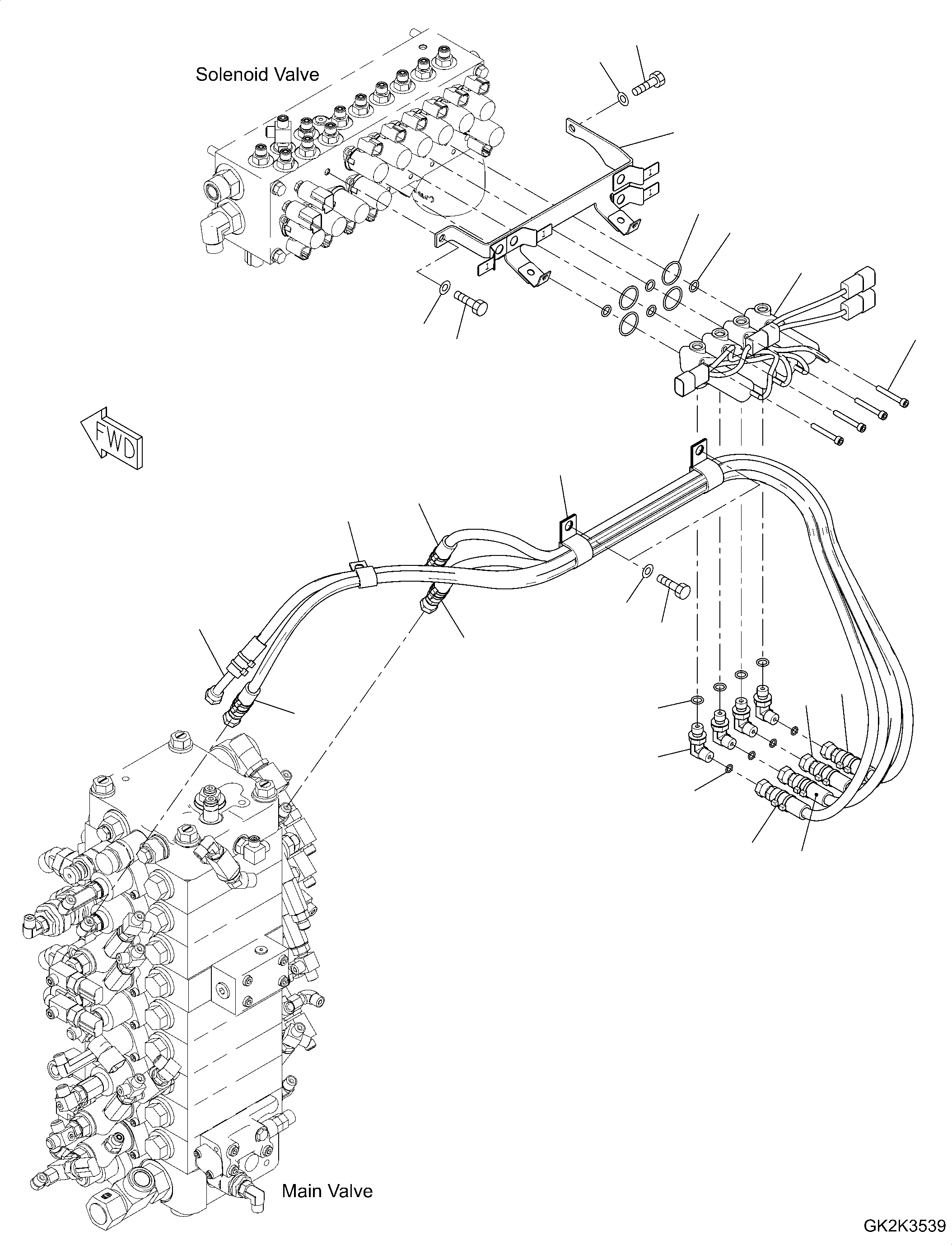 Шланг 20E-62-61520 KOMATSU