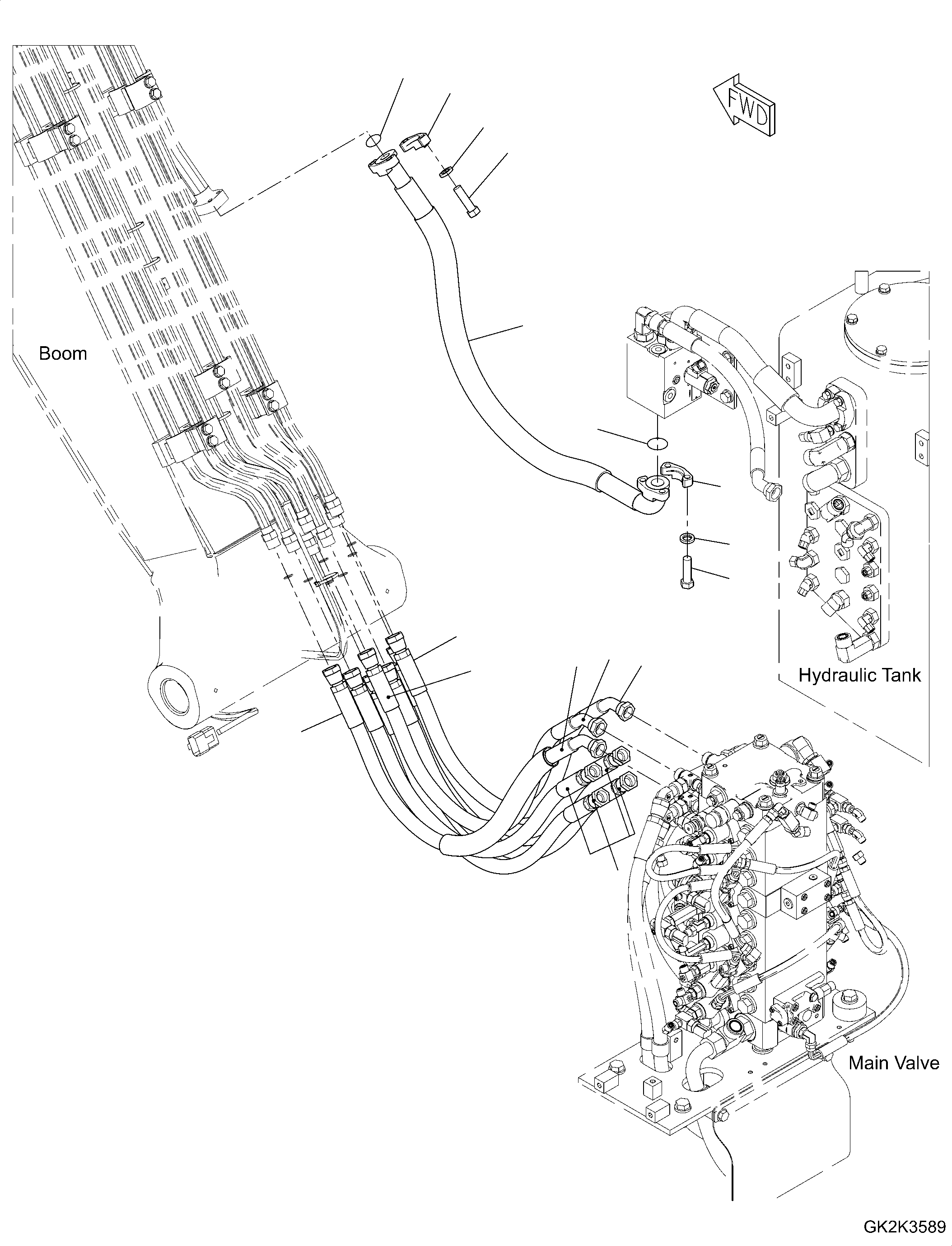 Шланг 02779-005A9 KOMATSU