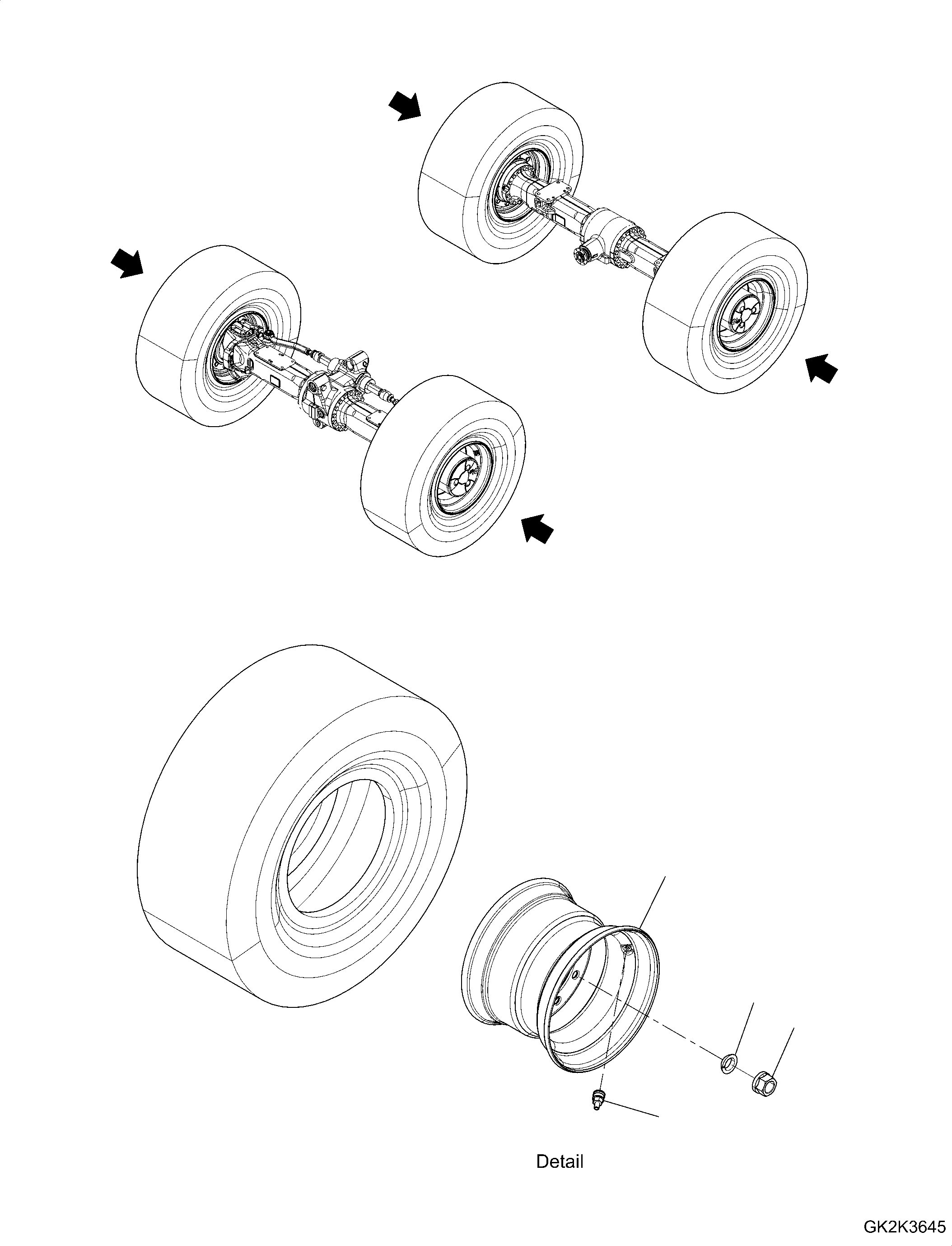 Rim, Wheel 20J-30-61320 KOMATSU
