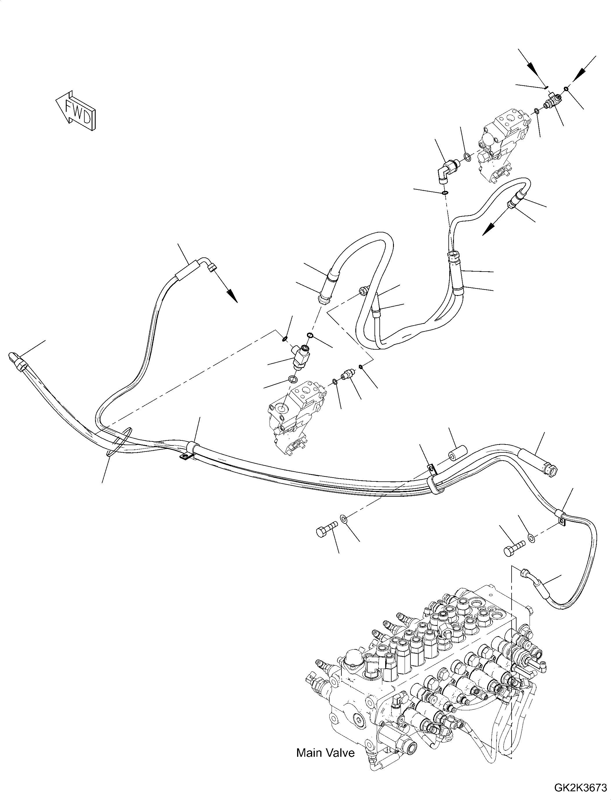 Шланг 02775-00421 KOMATSU
