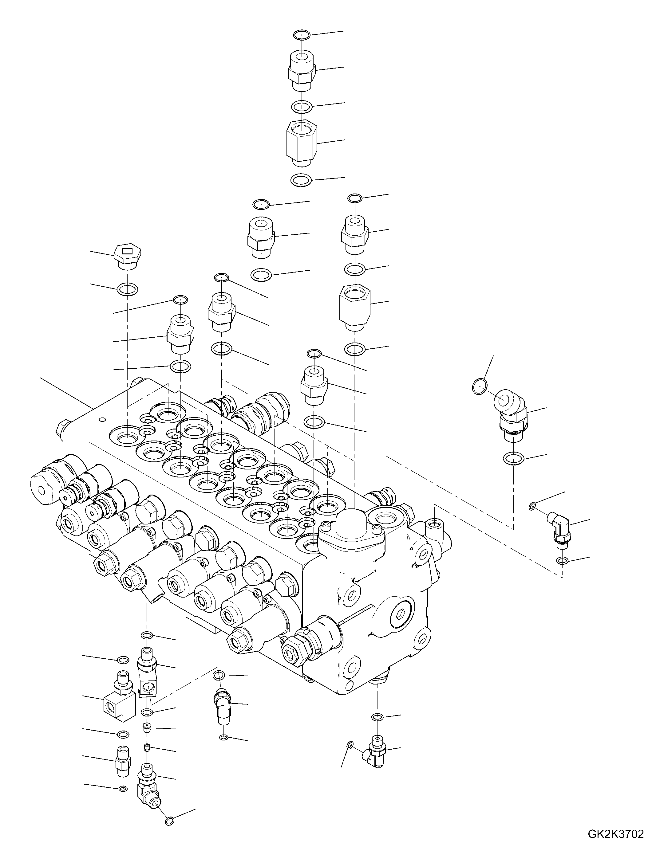 Управляющий клапан 723-58-23200 KOMATSU