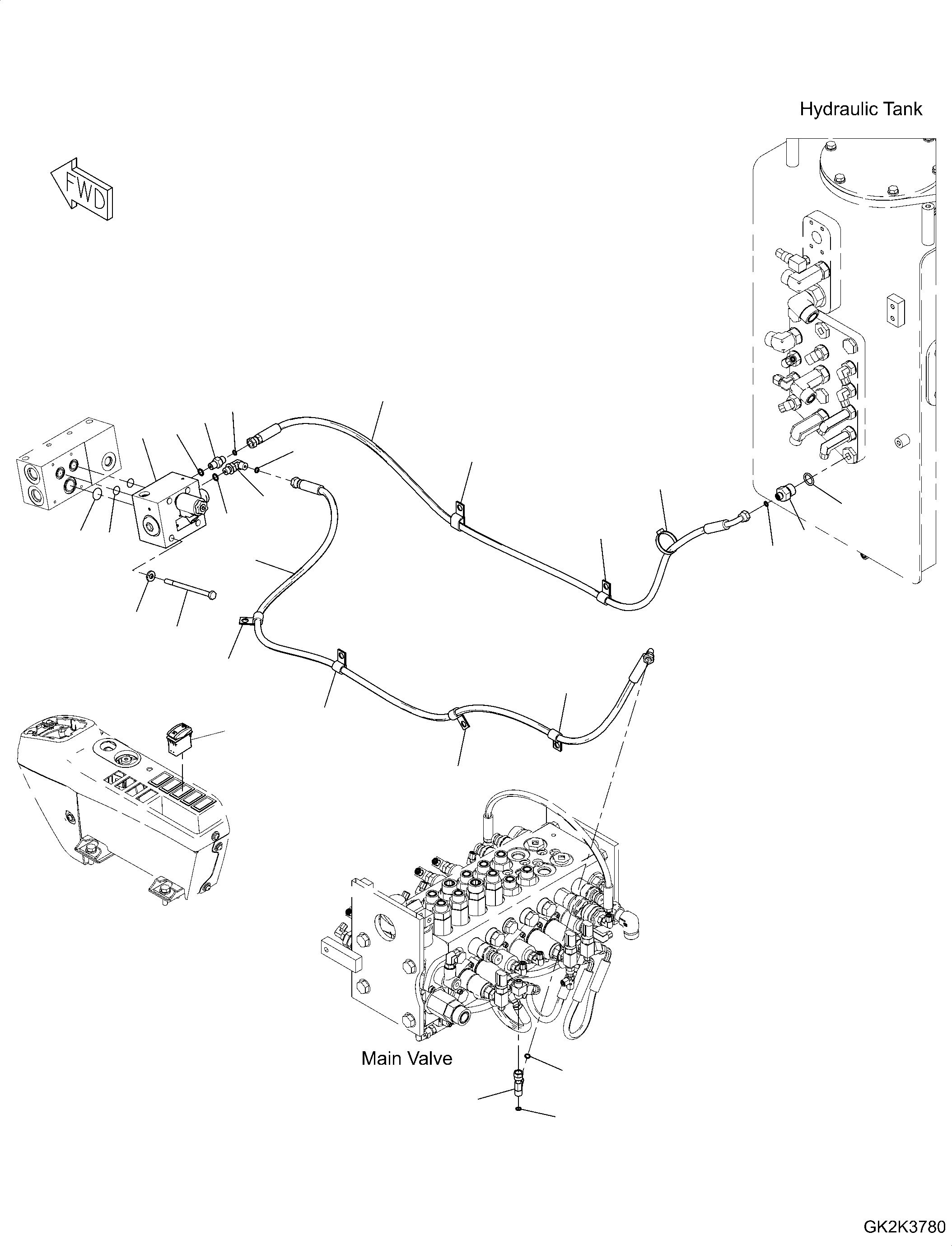 Шланг 02775-00218 KOMATSU