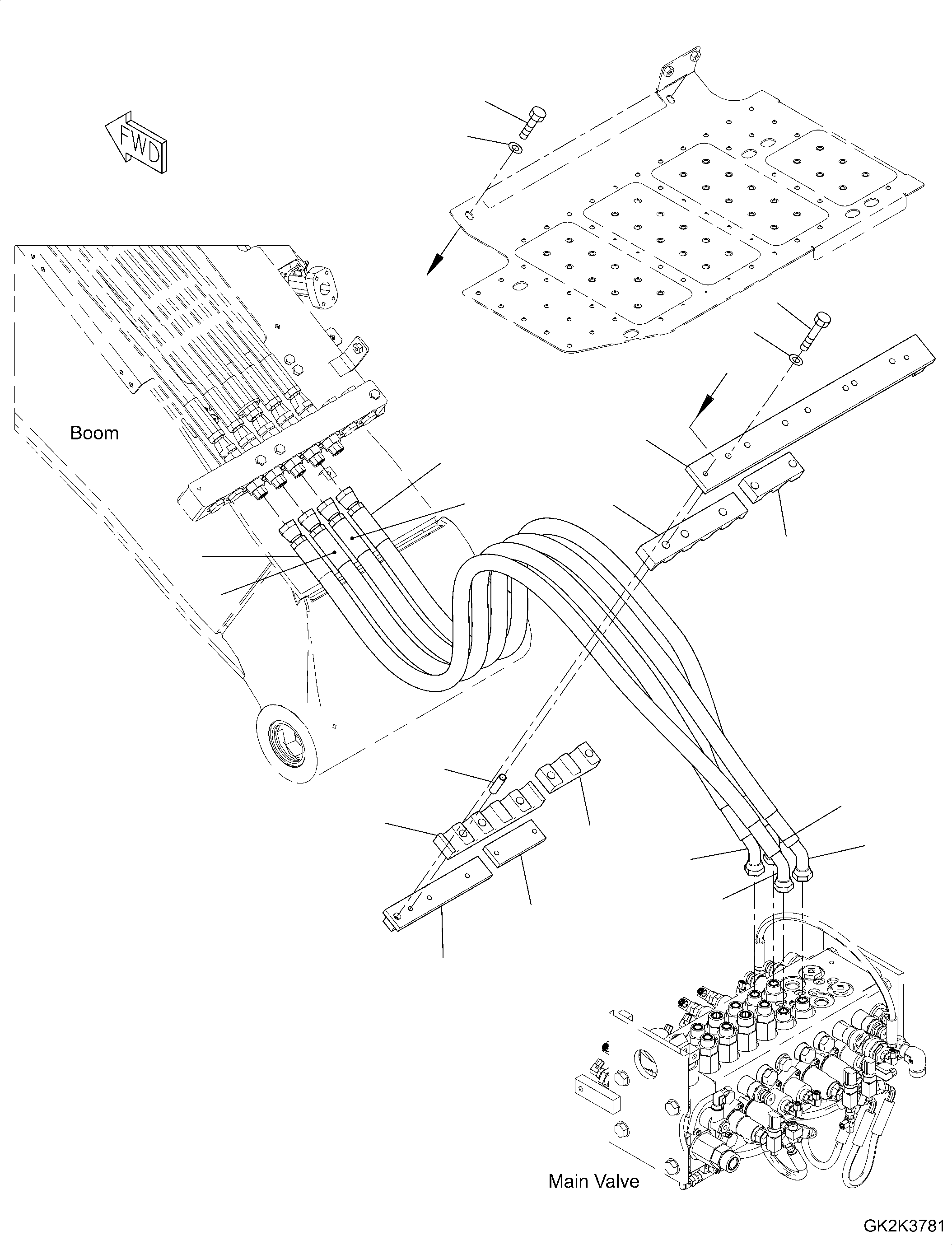 Шланг 20G-62-61711 KOMATSU