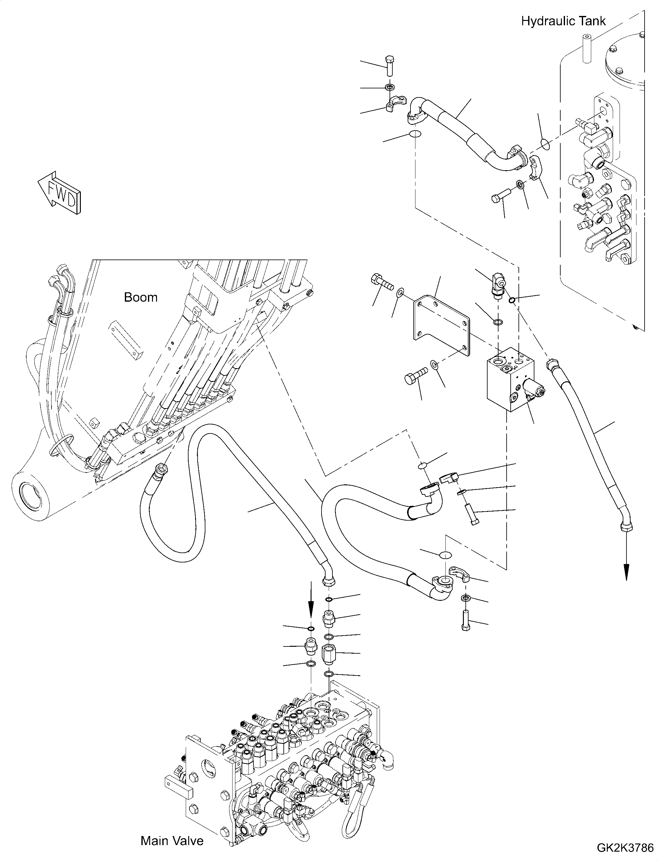 Шланг 20G-62-62111 KOMATSU