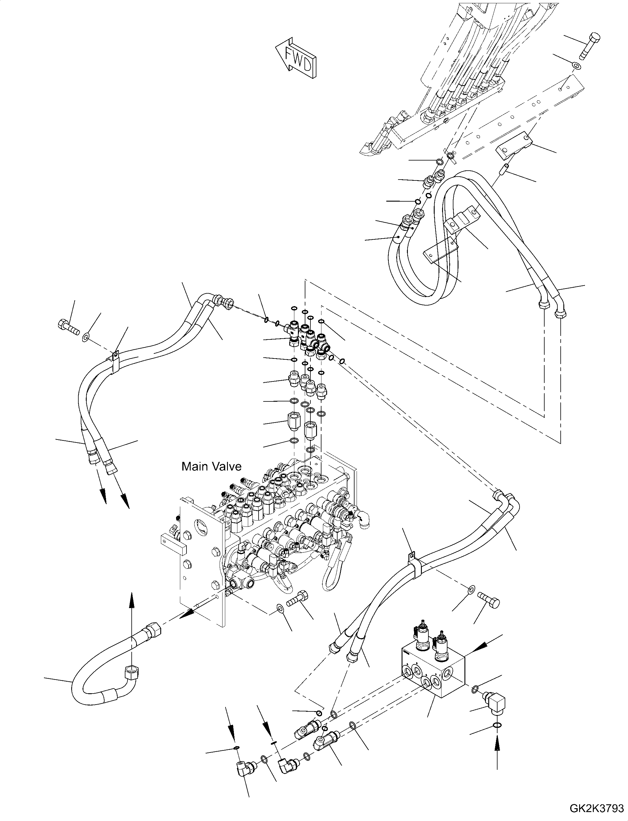 Шланг 20G-62-61130 KOMATSU