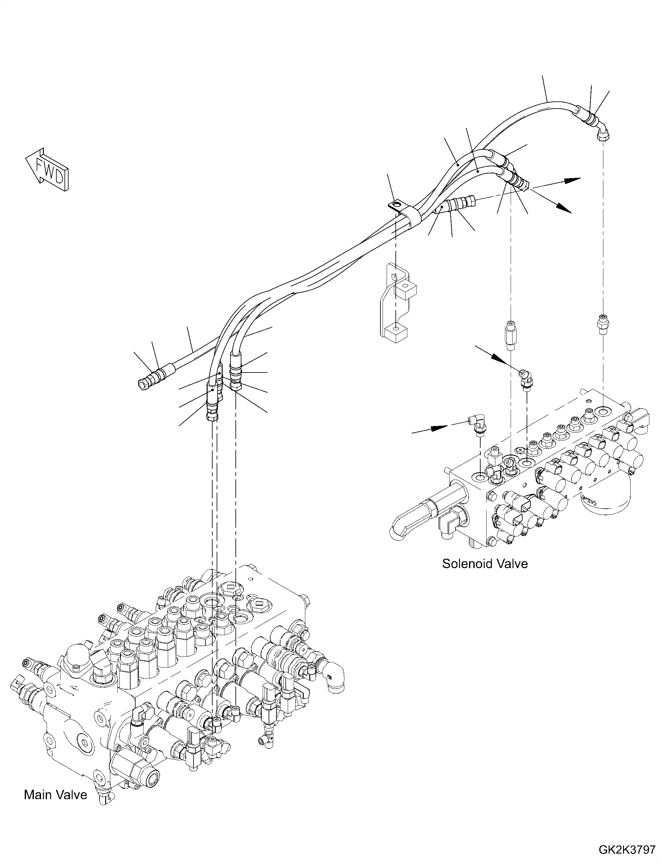 Шланг 02776-00210 KOMATSU