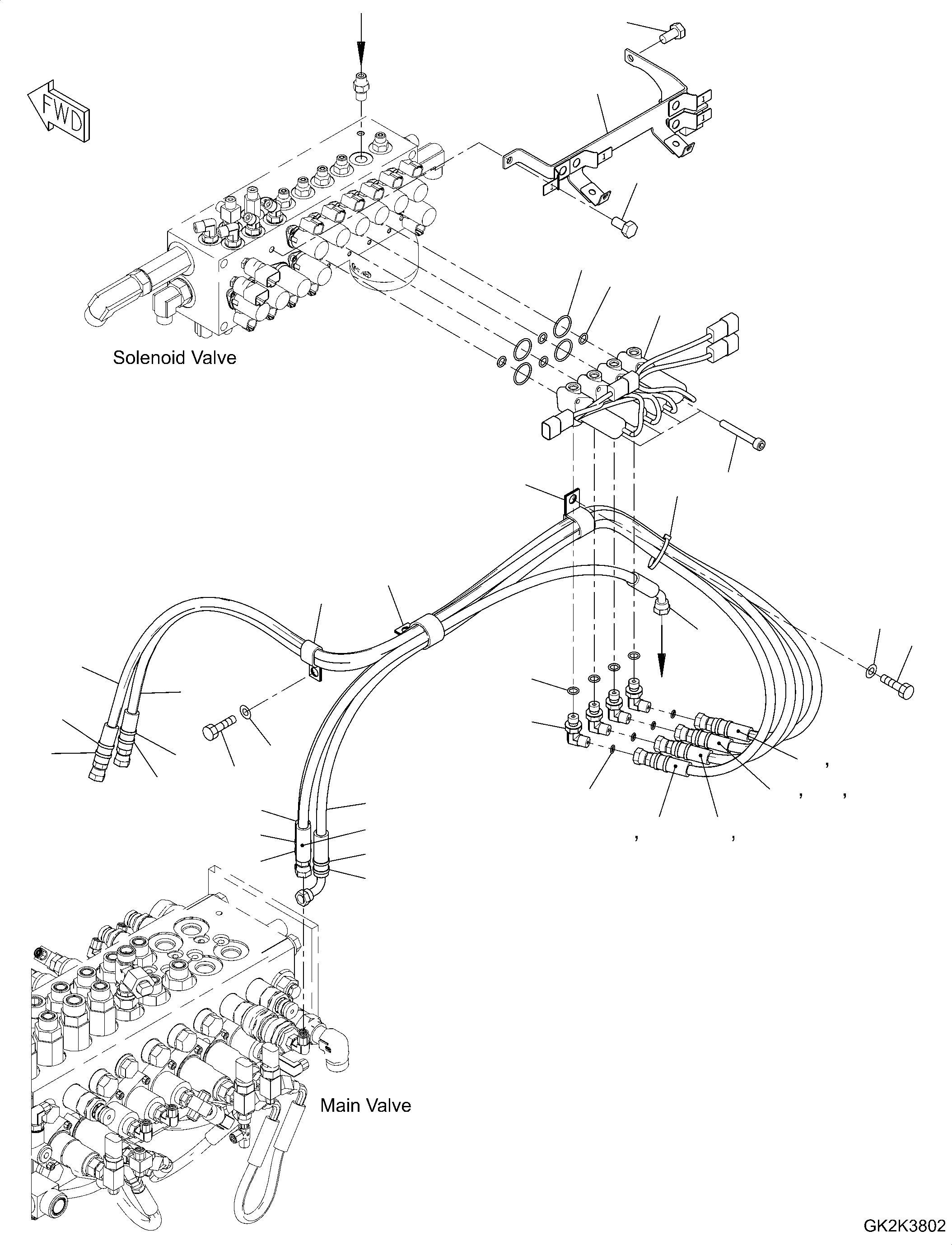 Шланг 20G-62-61530 KOMATSU