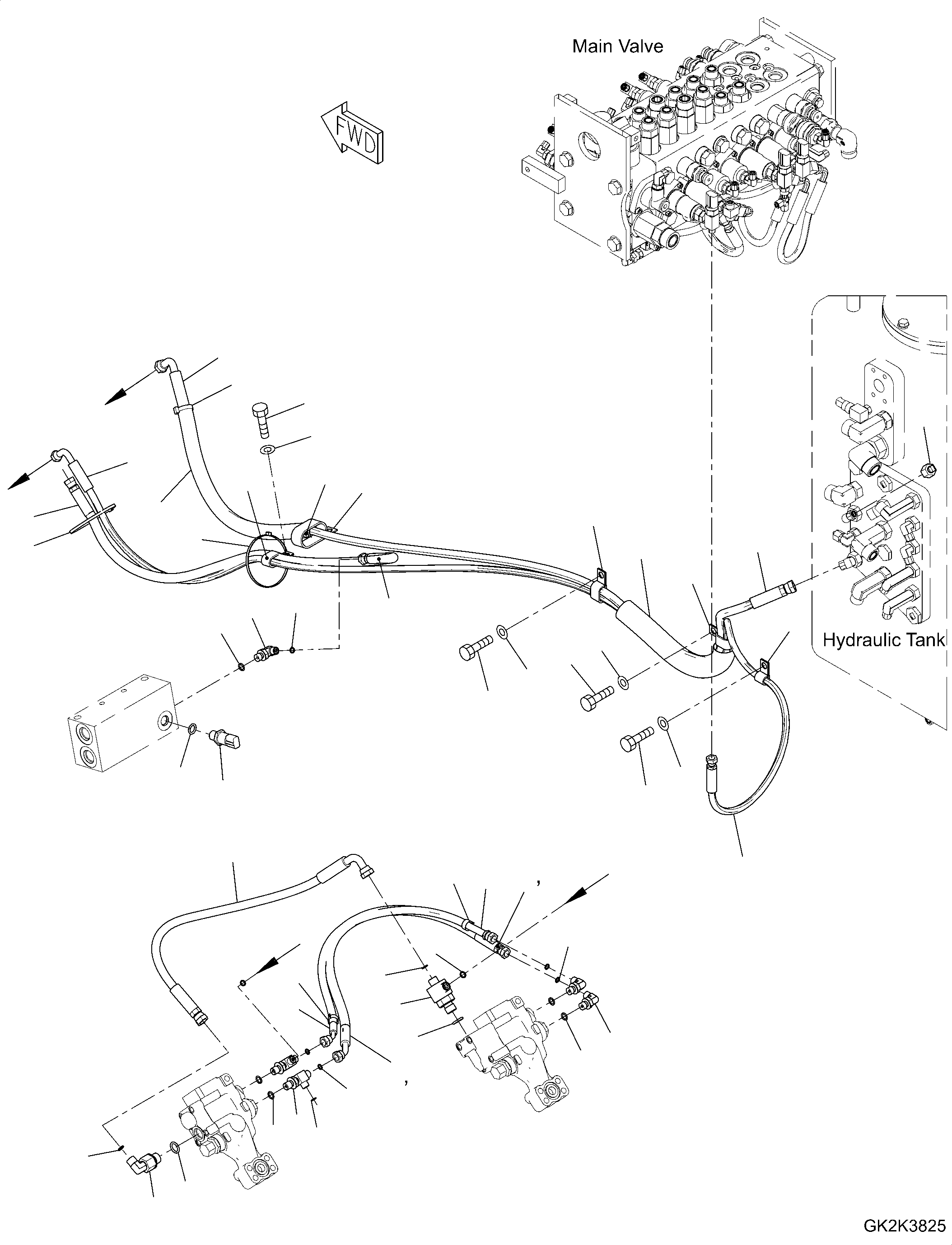 Шланг 02775-00320 KOMATSU