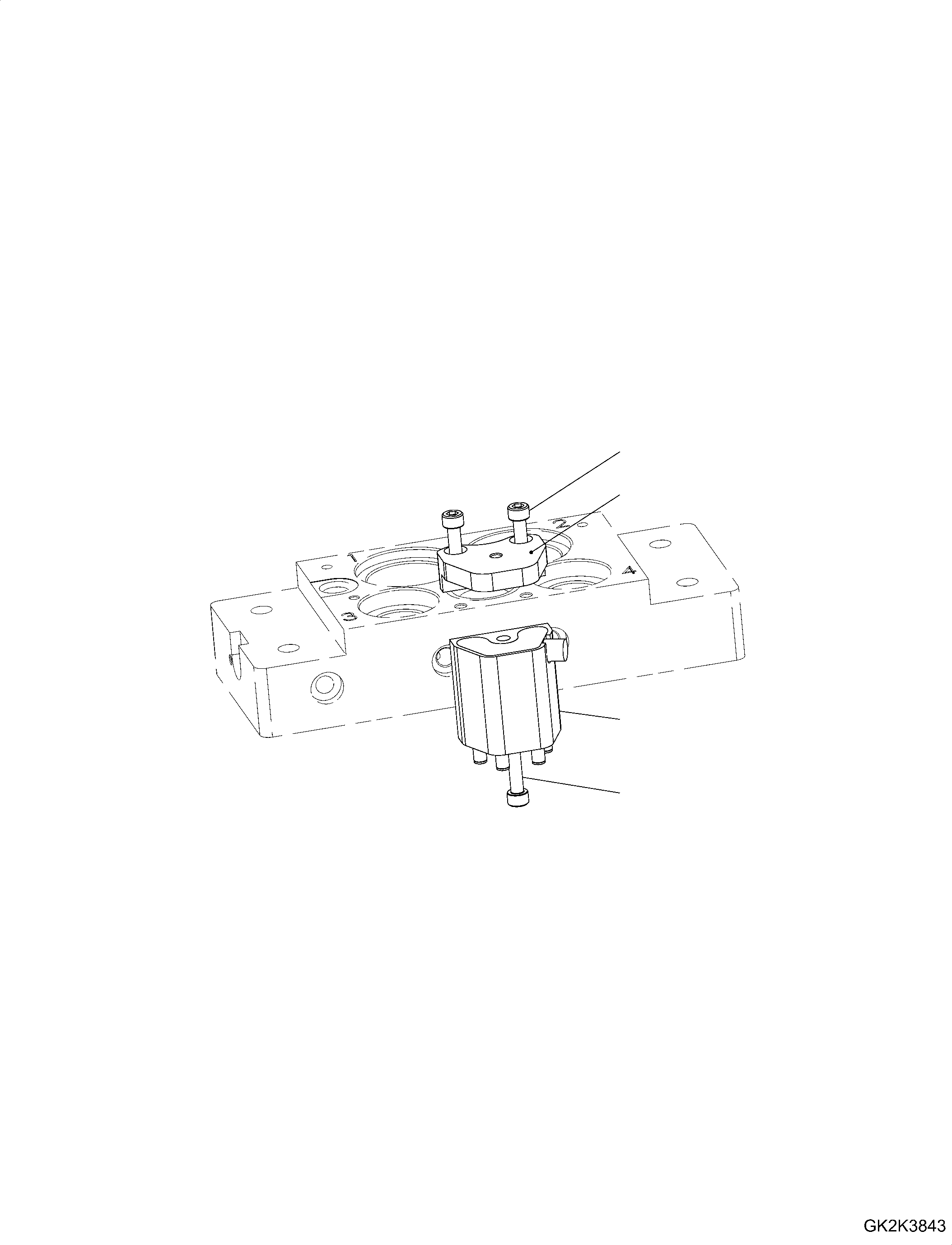 Cylinder Screw LA204348 KOMATSU