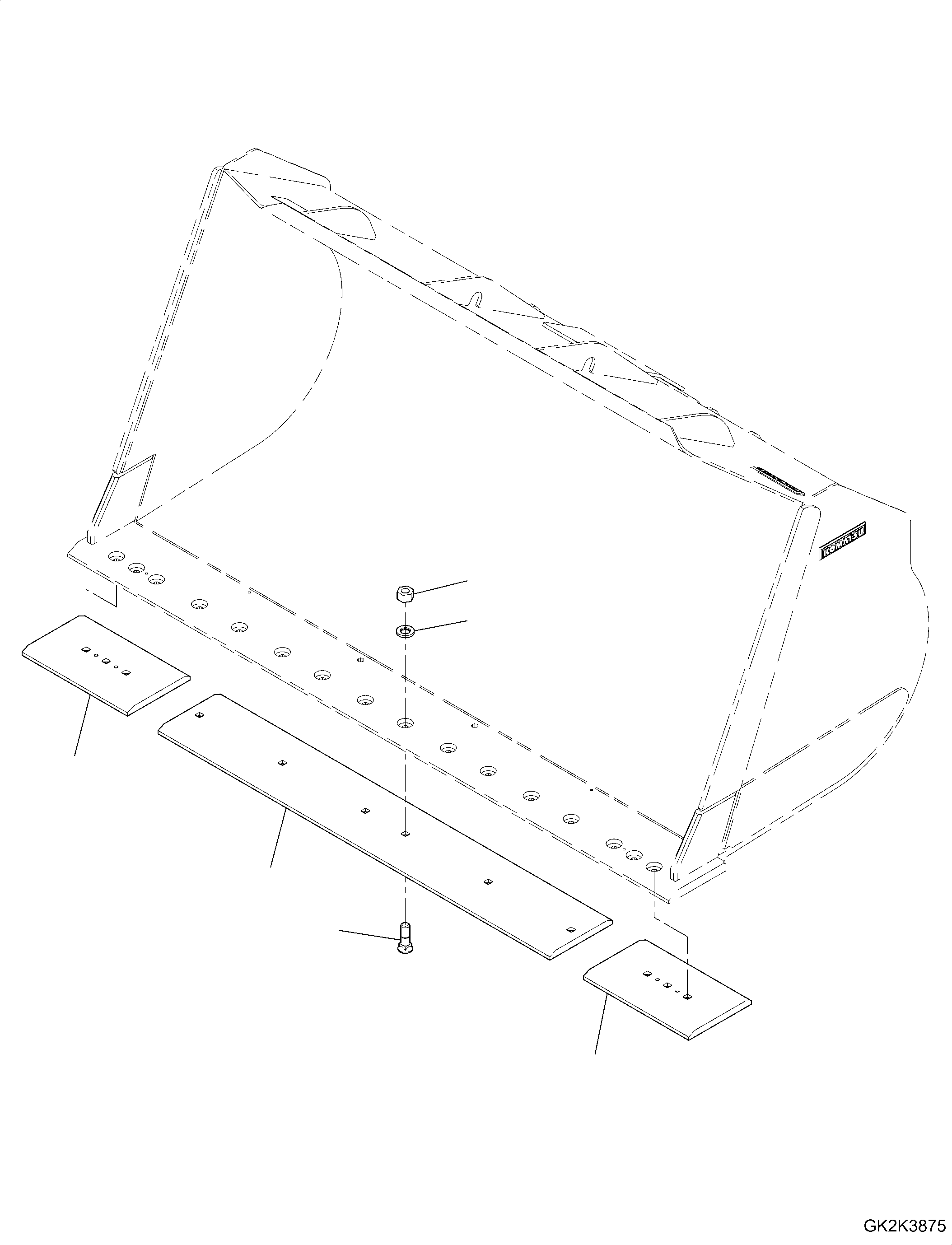 Щётка стеклоочистителя 421-77-H2280 KOMATSU