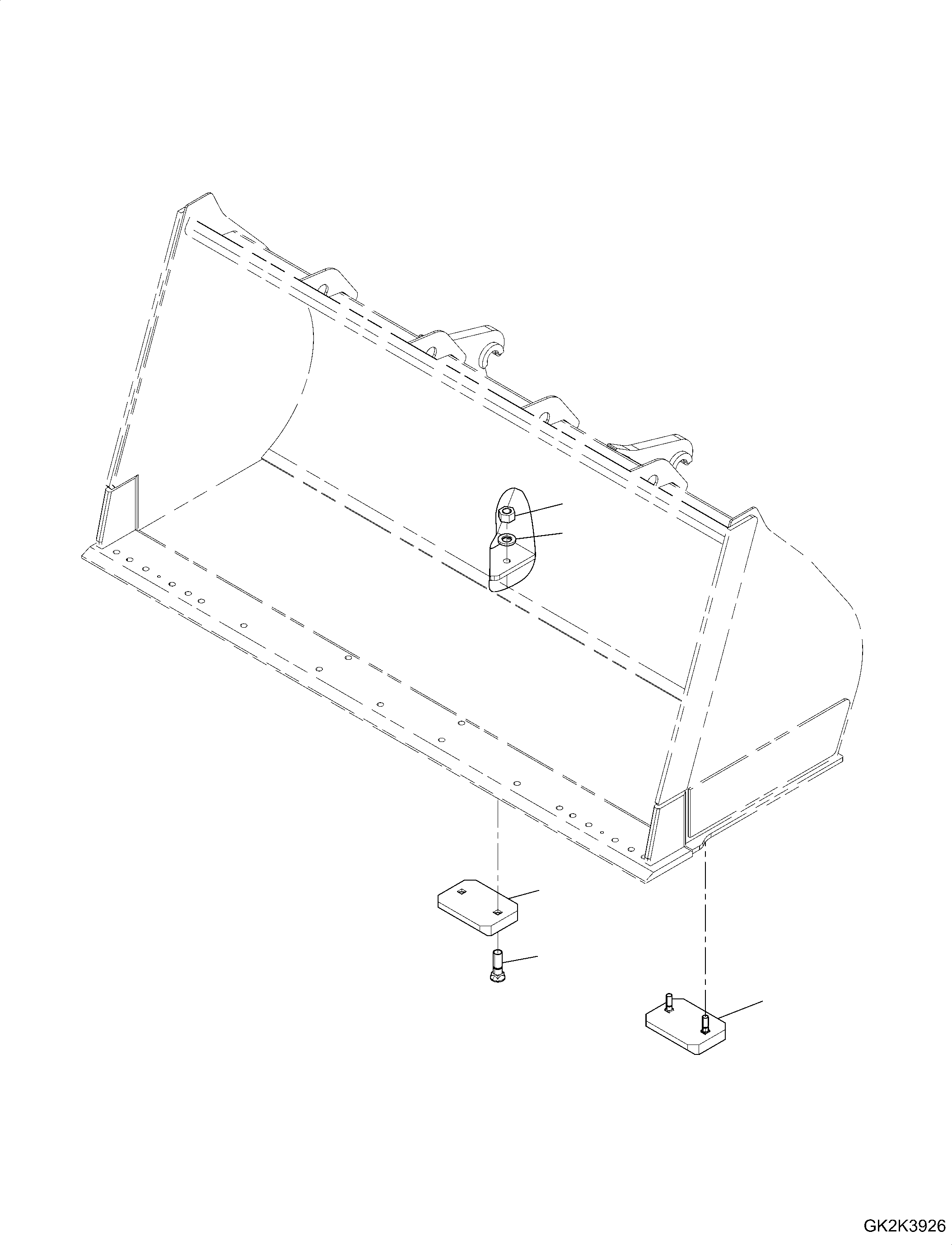 Plate, Weare 424-74-H2900 KOMATSU