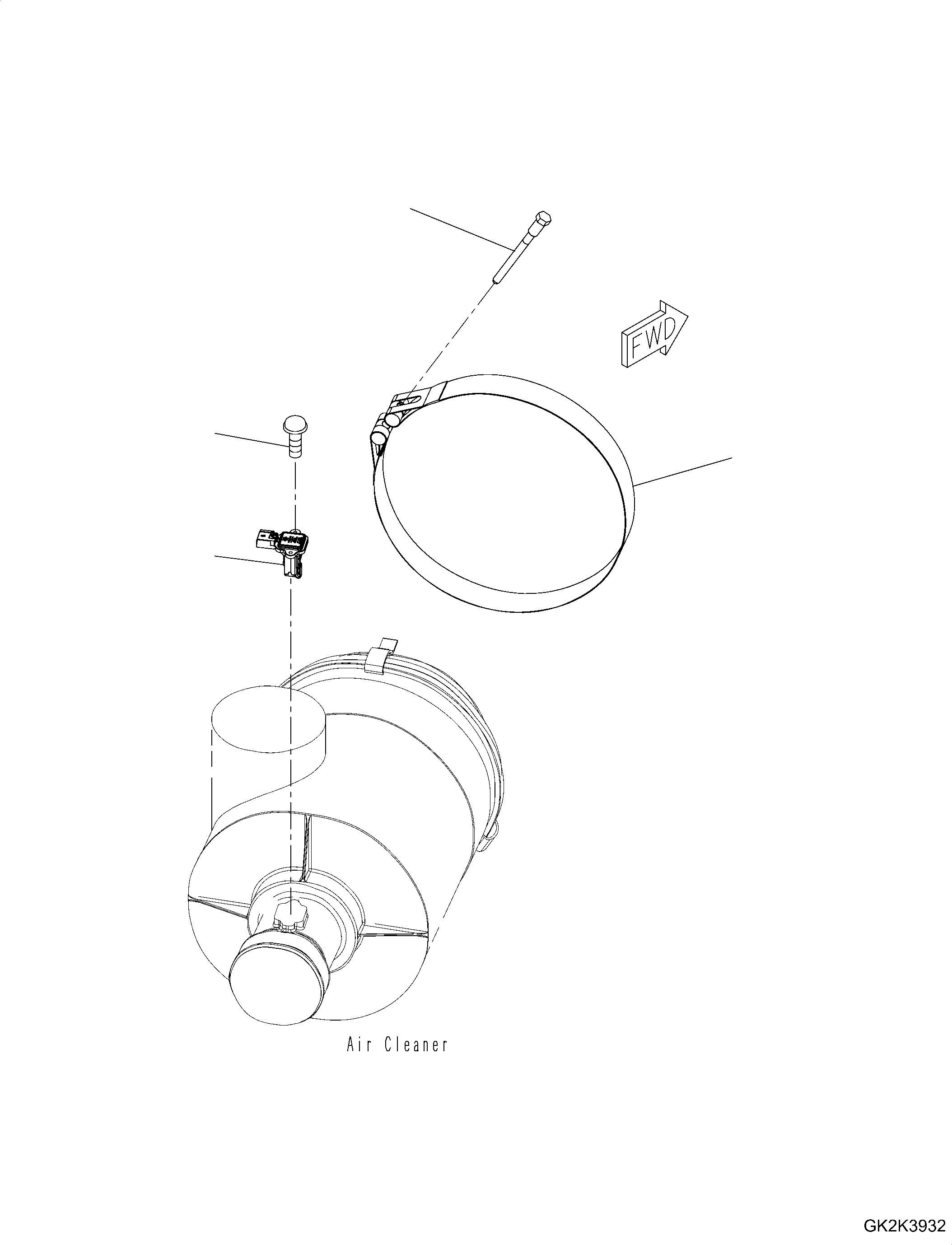 Sensor, Airflow 6252-81-7800 KOMATSU