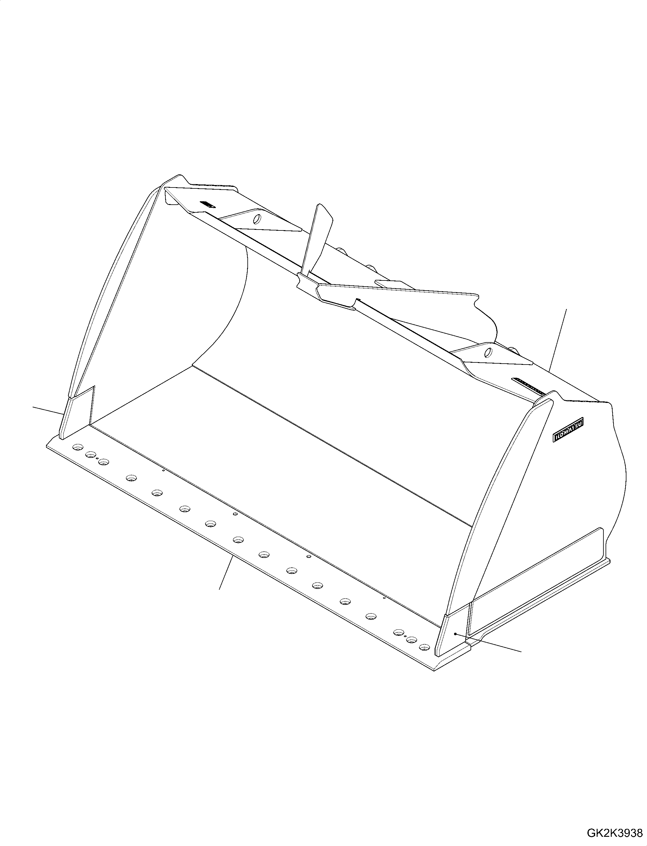 Bucket Assembly 421-78-H2780 KOMATSU