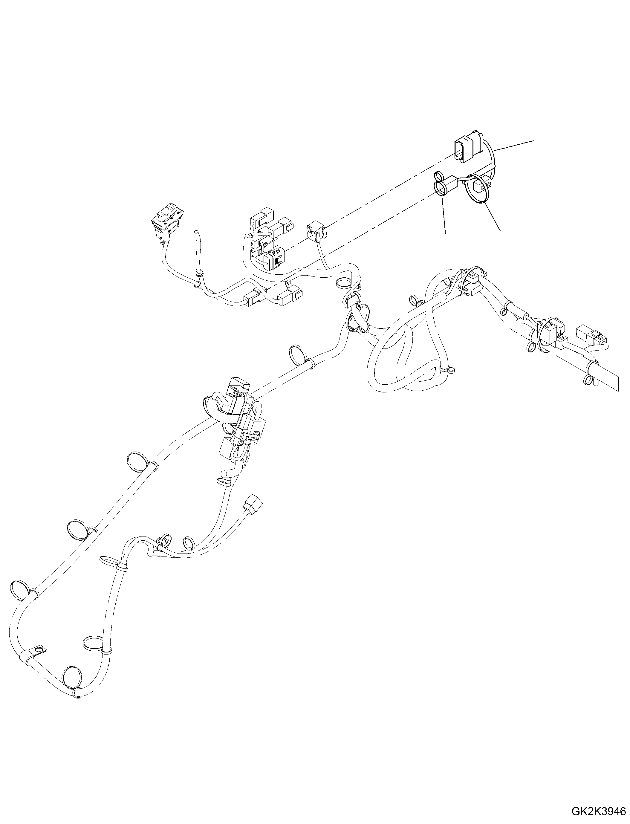 Жгут проводов 419-06-66130 KOMATSU