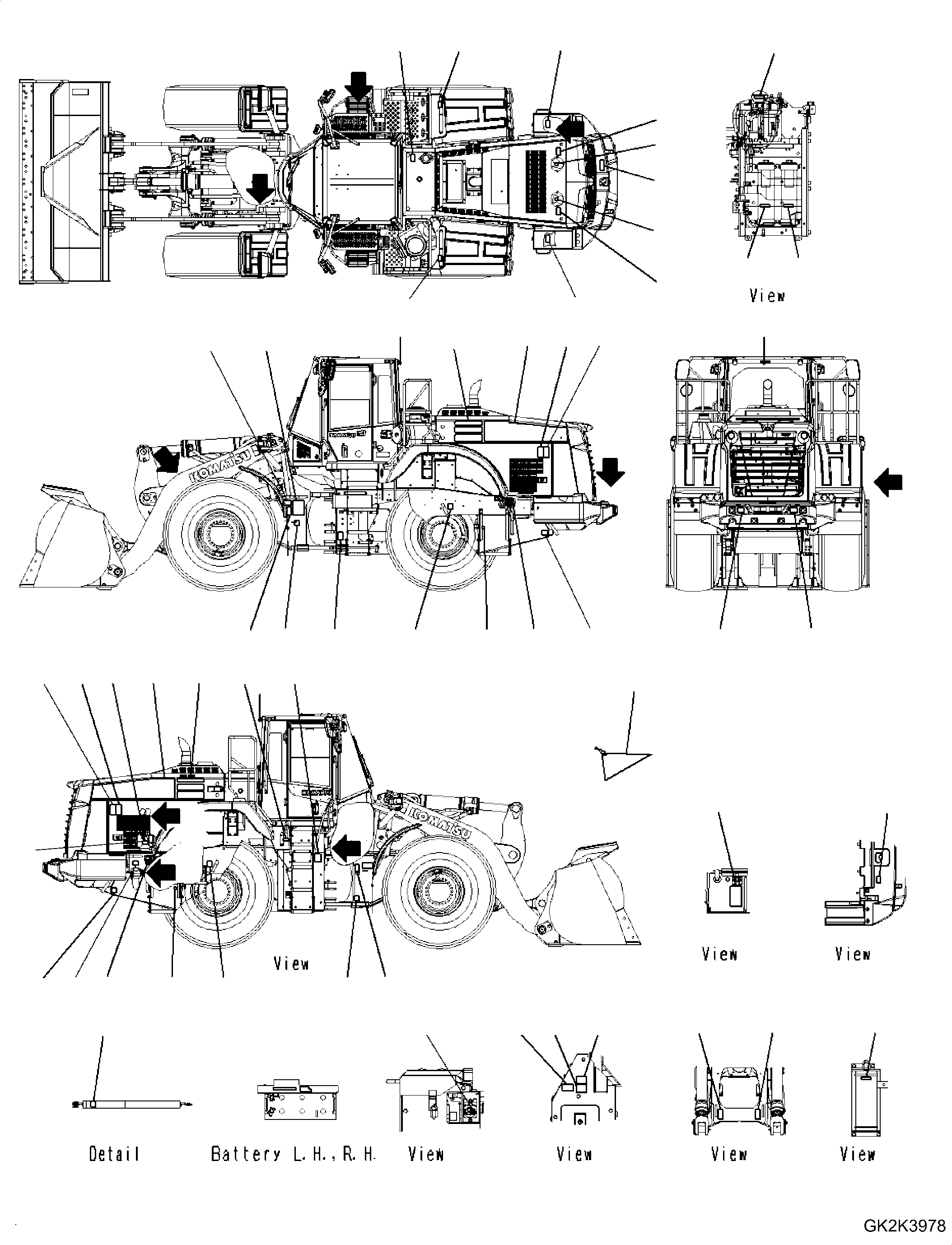 Plate, Freon Destruction 09971-10111 KOMATSU
