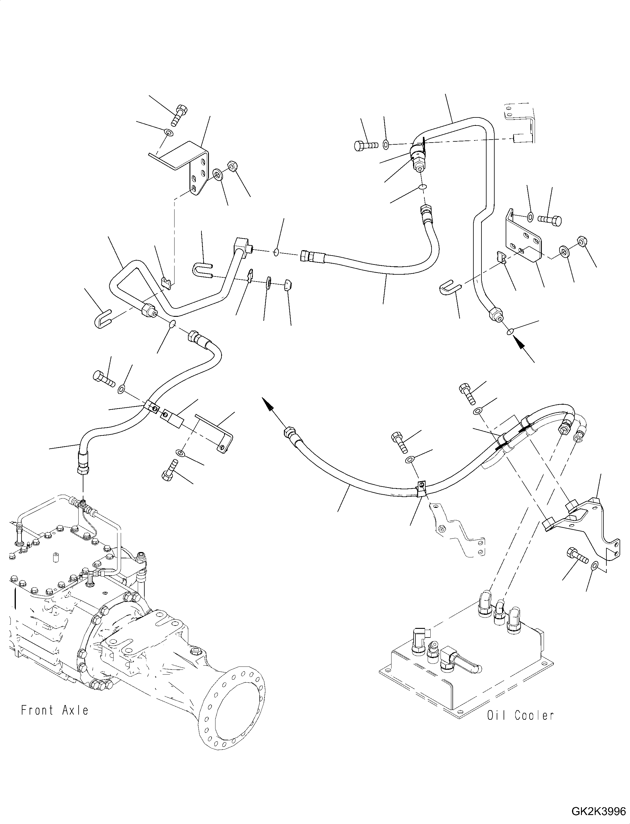 Шланг 423-U44-6272 KOMATSU