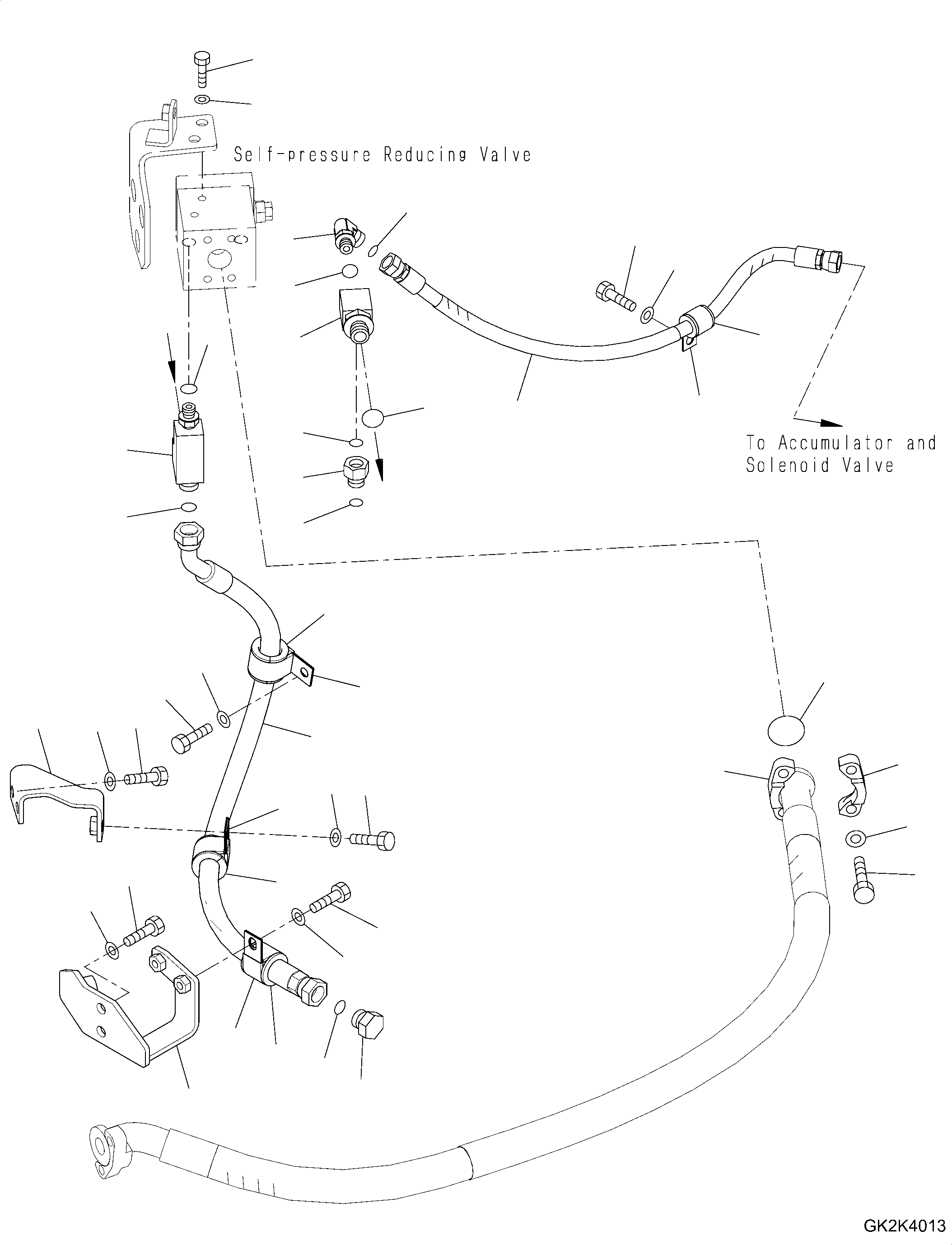 Шланг 419-62-62830 KOMATSU