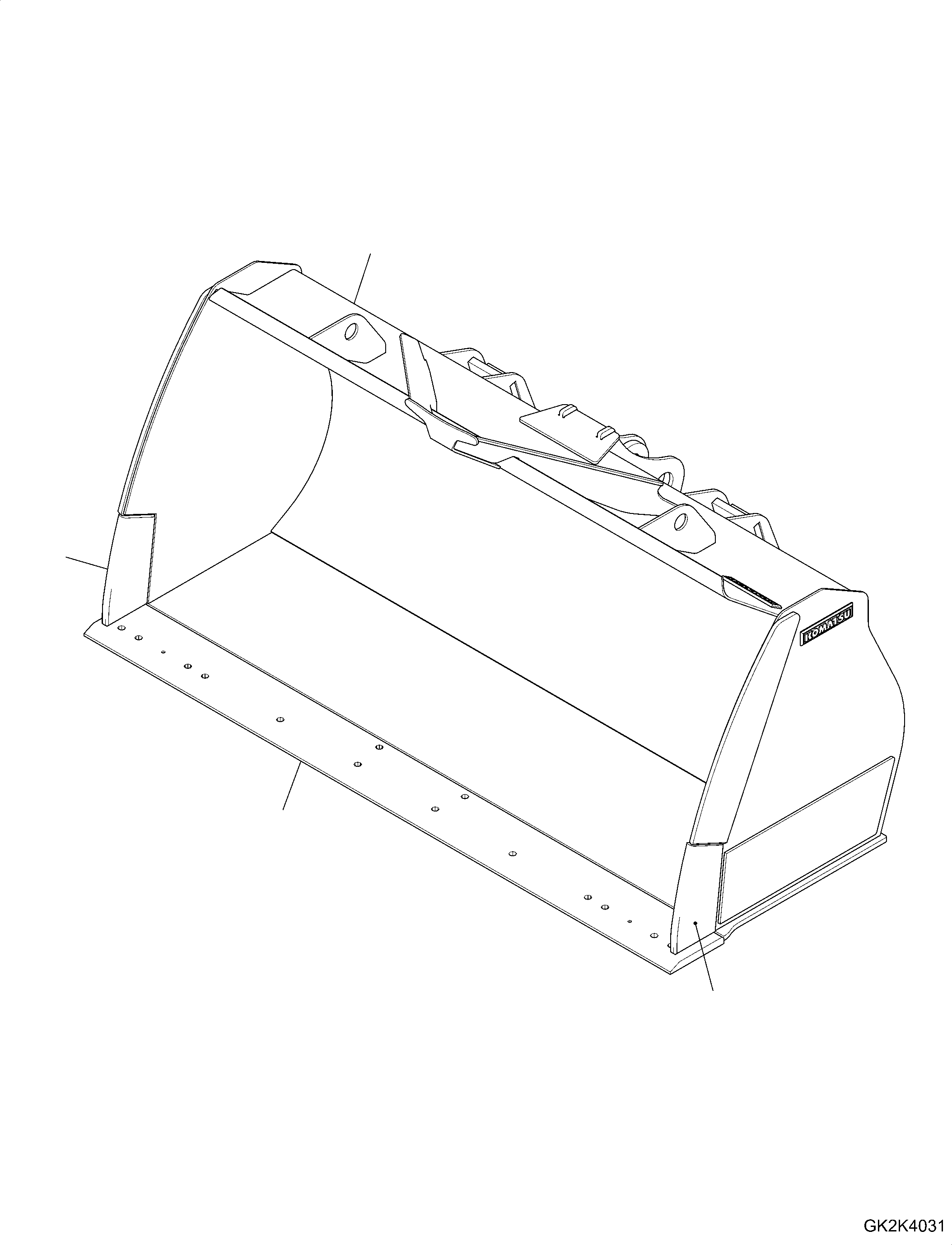 Bucket Assembly 419-74-H3260 KOMATSU
