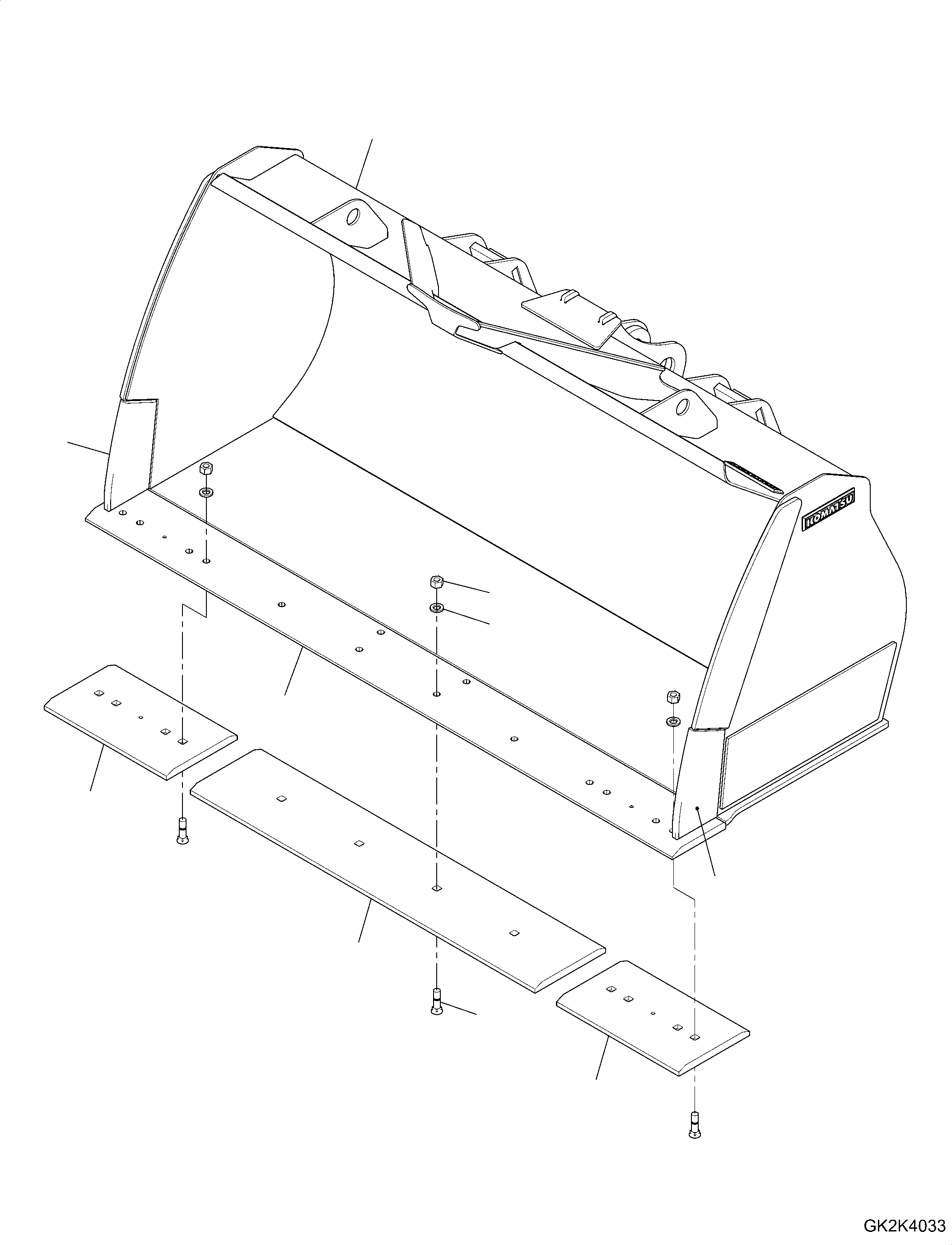 Bucket Assembly 419-74-H3280 KOMATSU