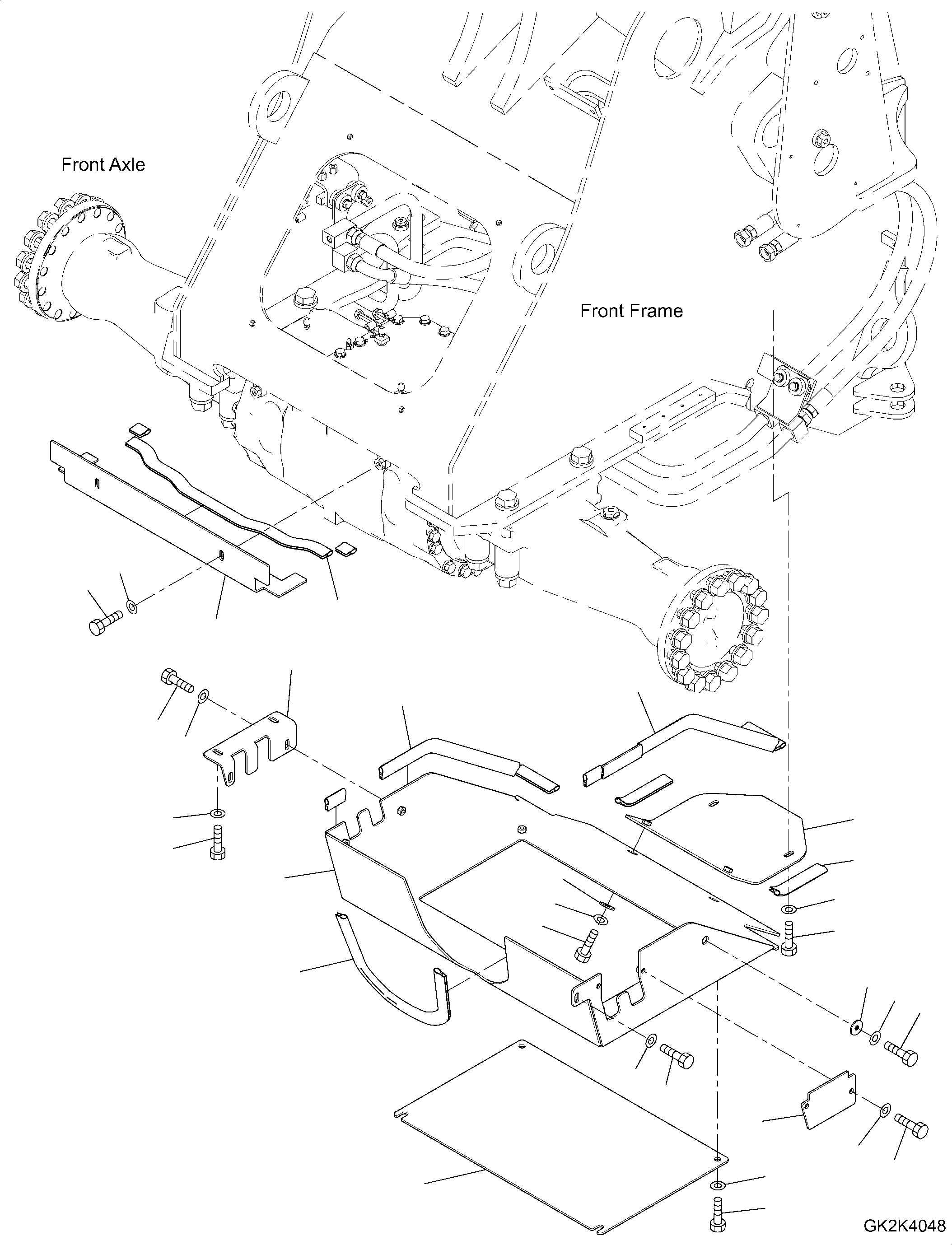 Cover, Underbody 419-46-H1840 KOMATSU