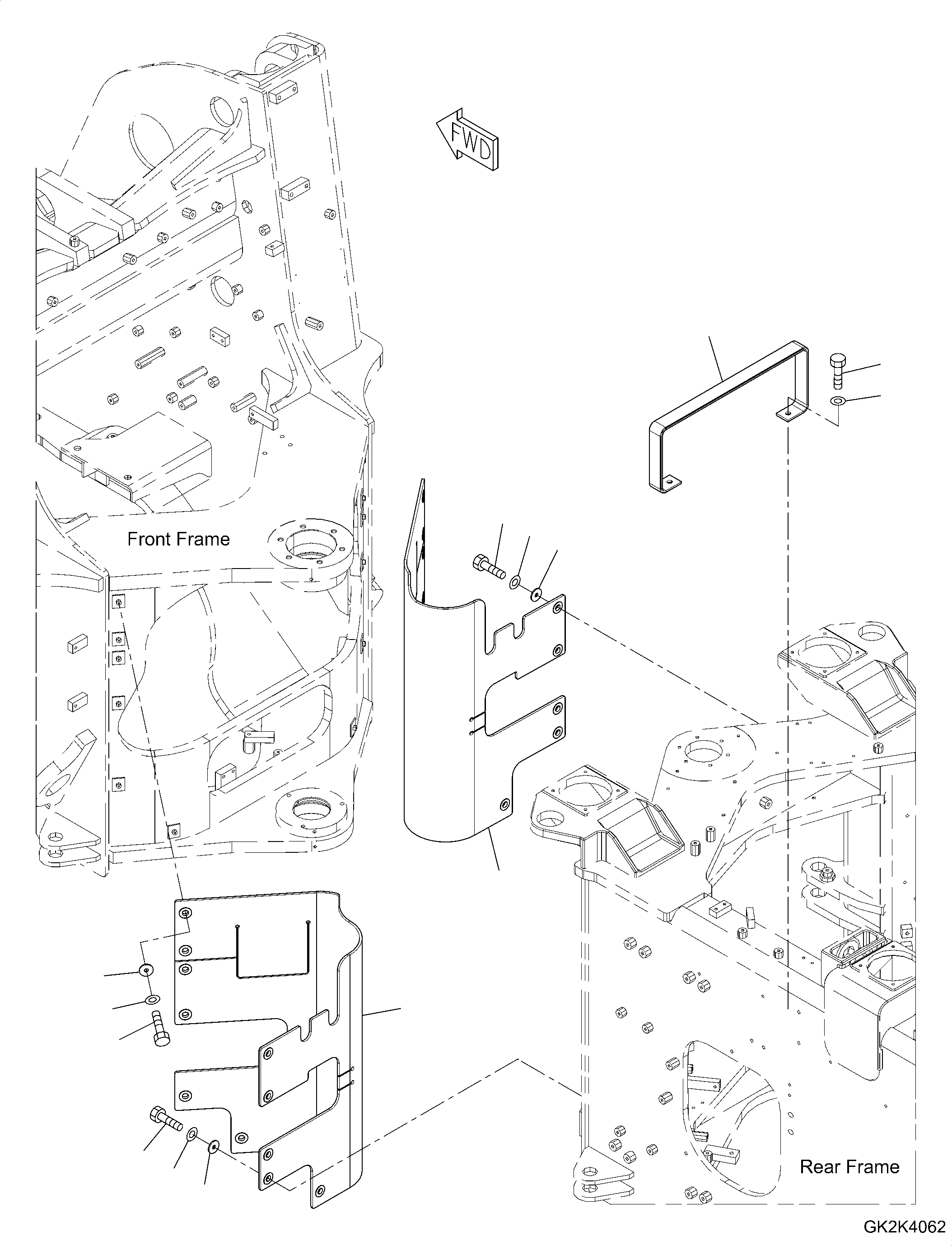 Bracket, Guard 419-46-H6180 KOMATSU