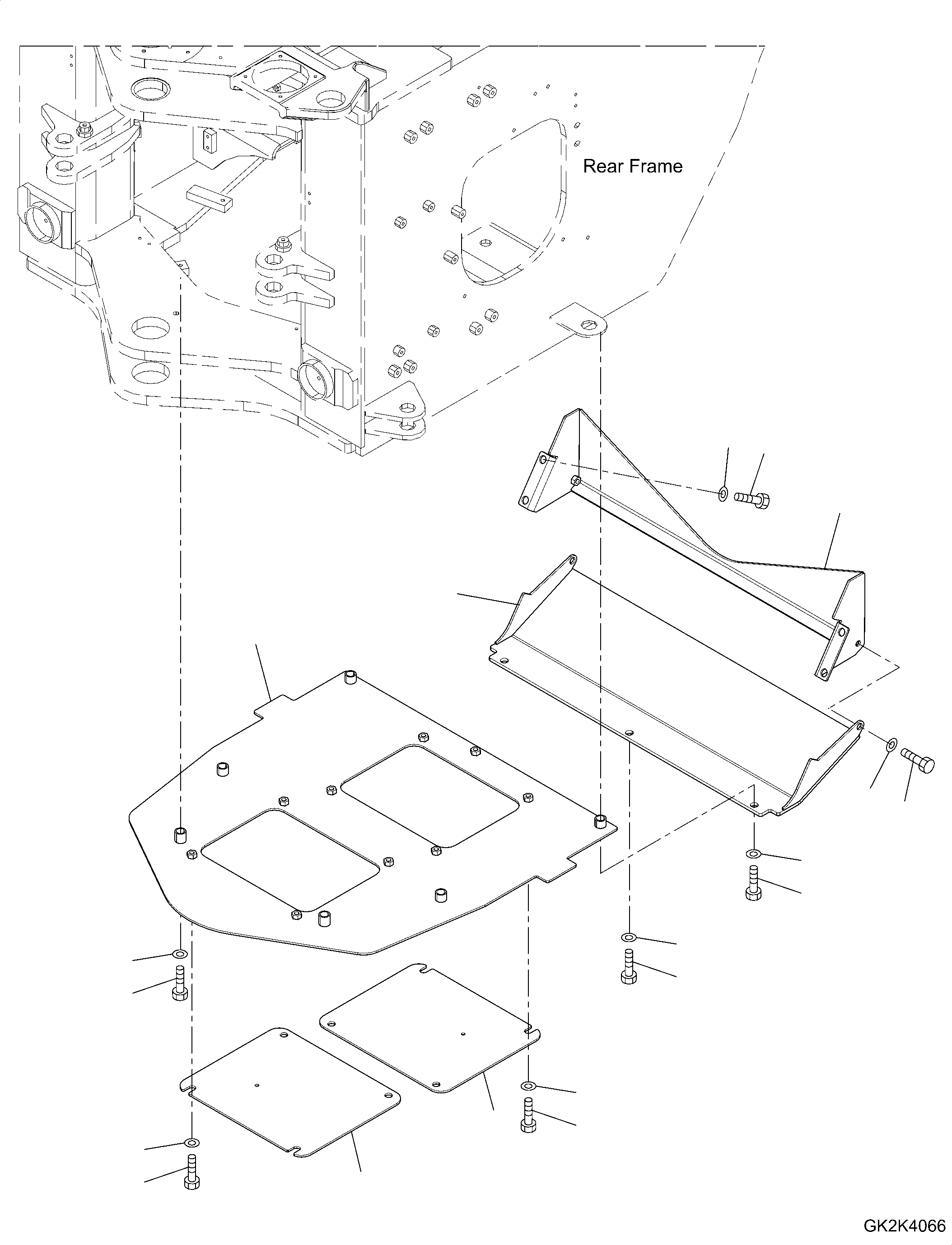 Guard, Rear 419-46-H6080 KOMATSU