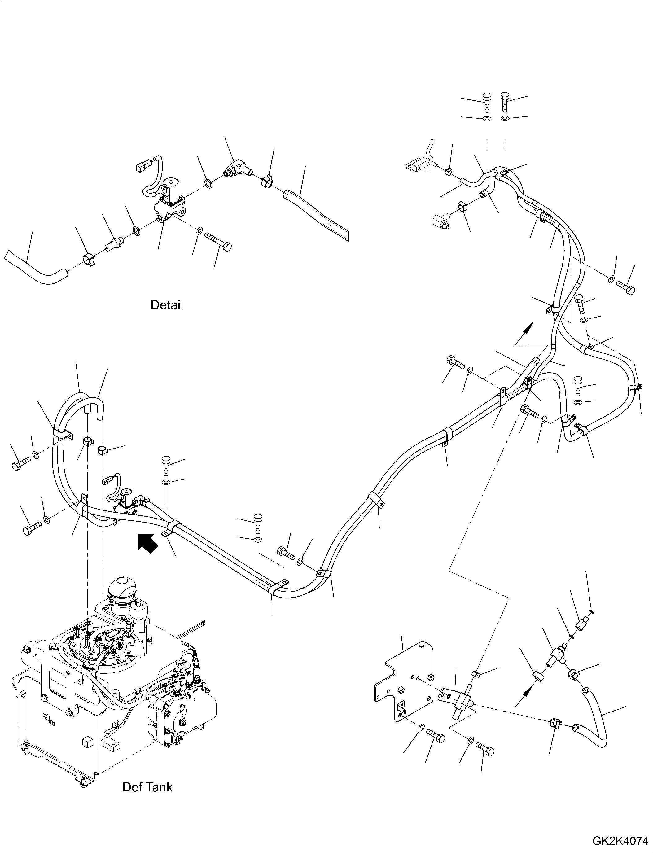 Шланг 20E-01-62350 KOMATSU