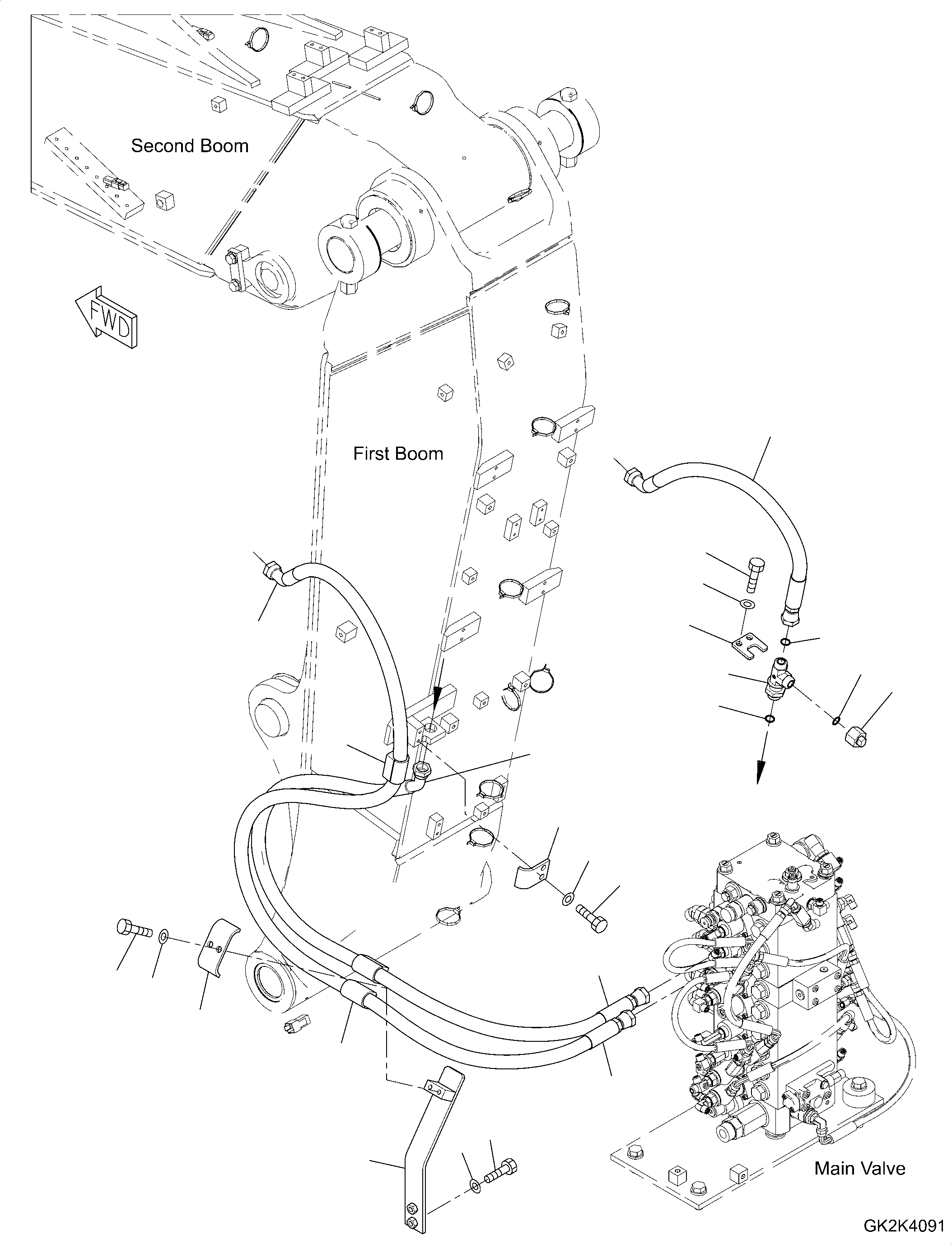Шланг 02779-005A8 KOMATSU