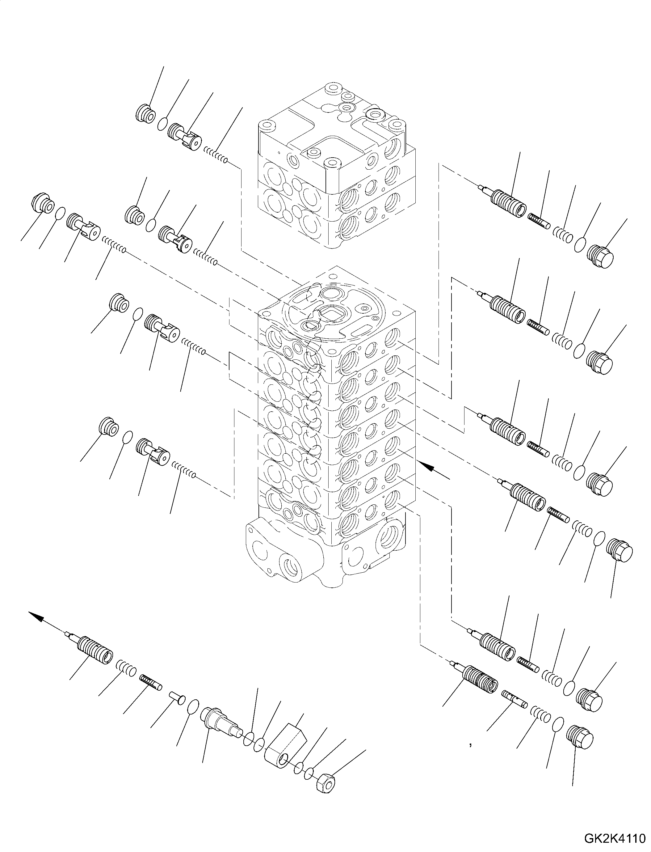 Valve Assembly, Sub 723-50-70901 KOMATSU