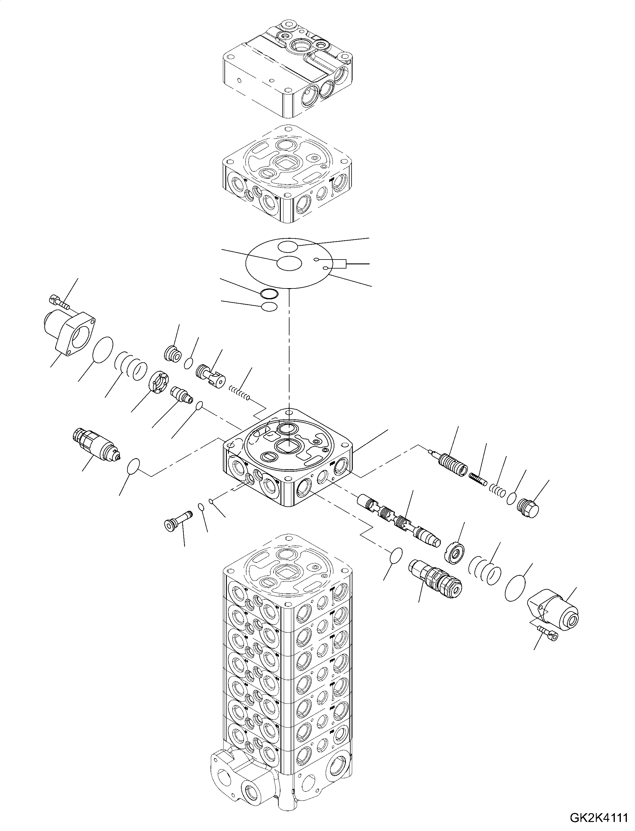 Valve Assembly, Suction and Safety 723-90-67700 KOMATSU