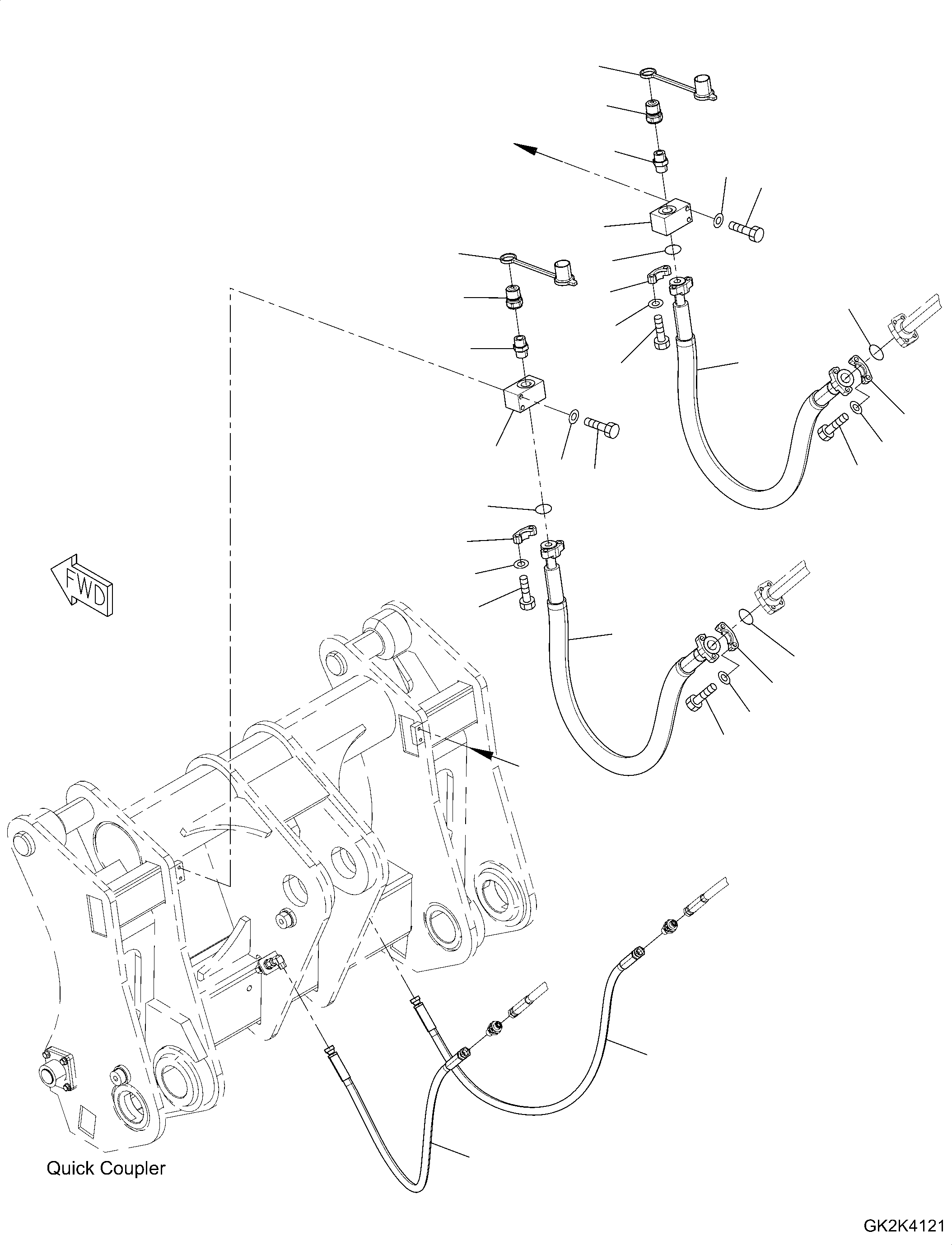 Шланг 02765-20311 KOMATSU