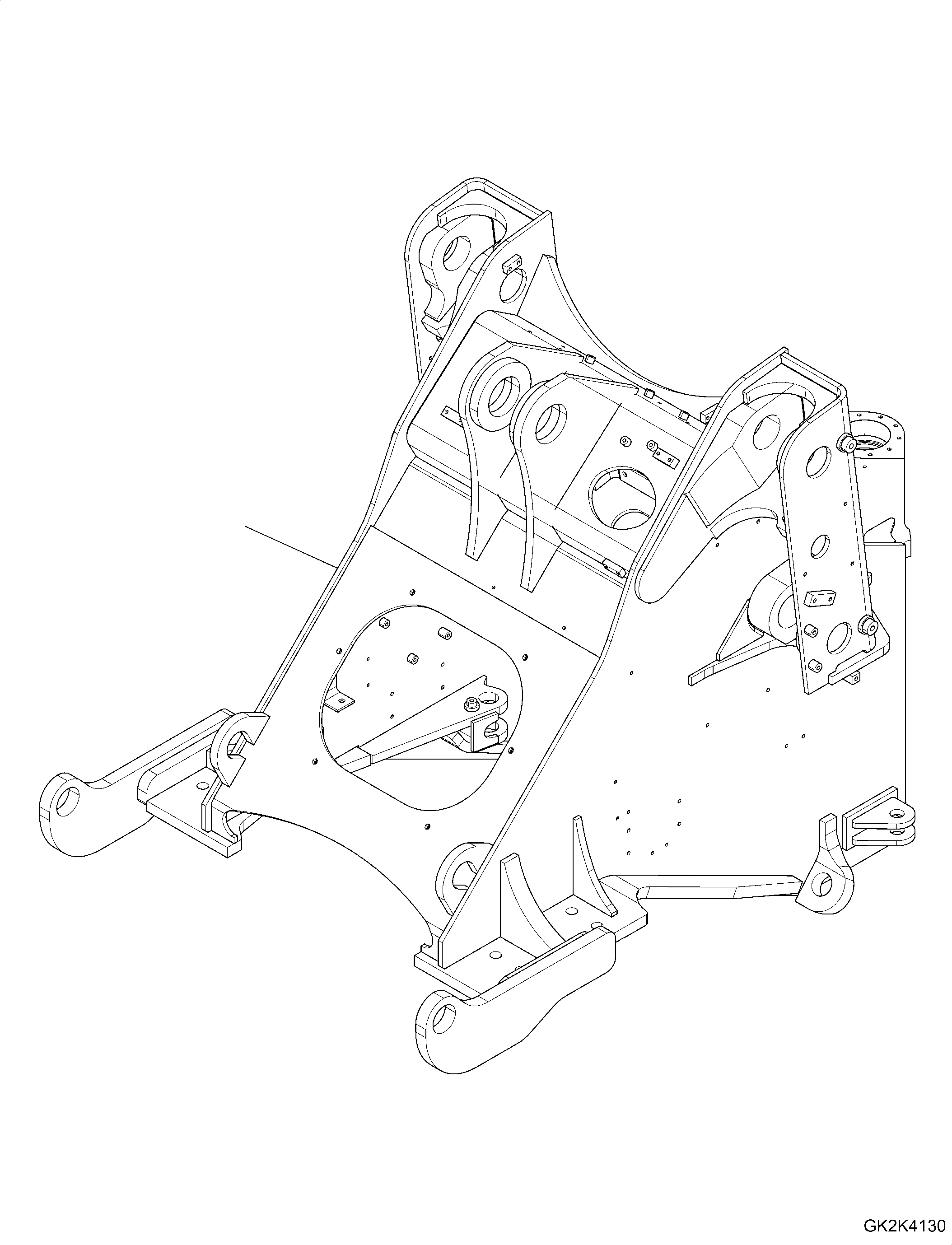 Frame, Front 423-Z94-H632 KOMATSU