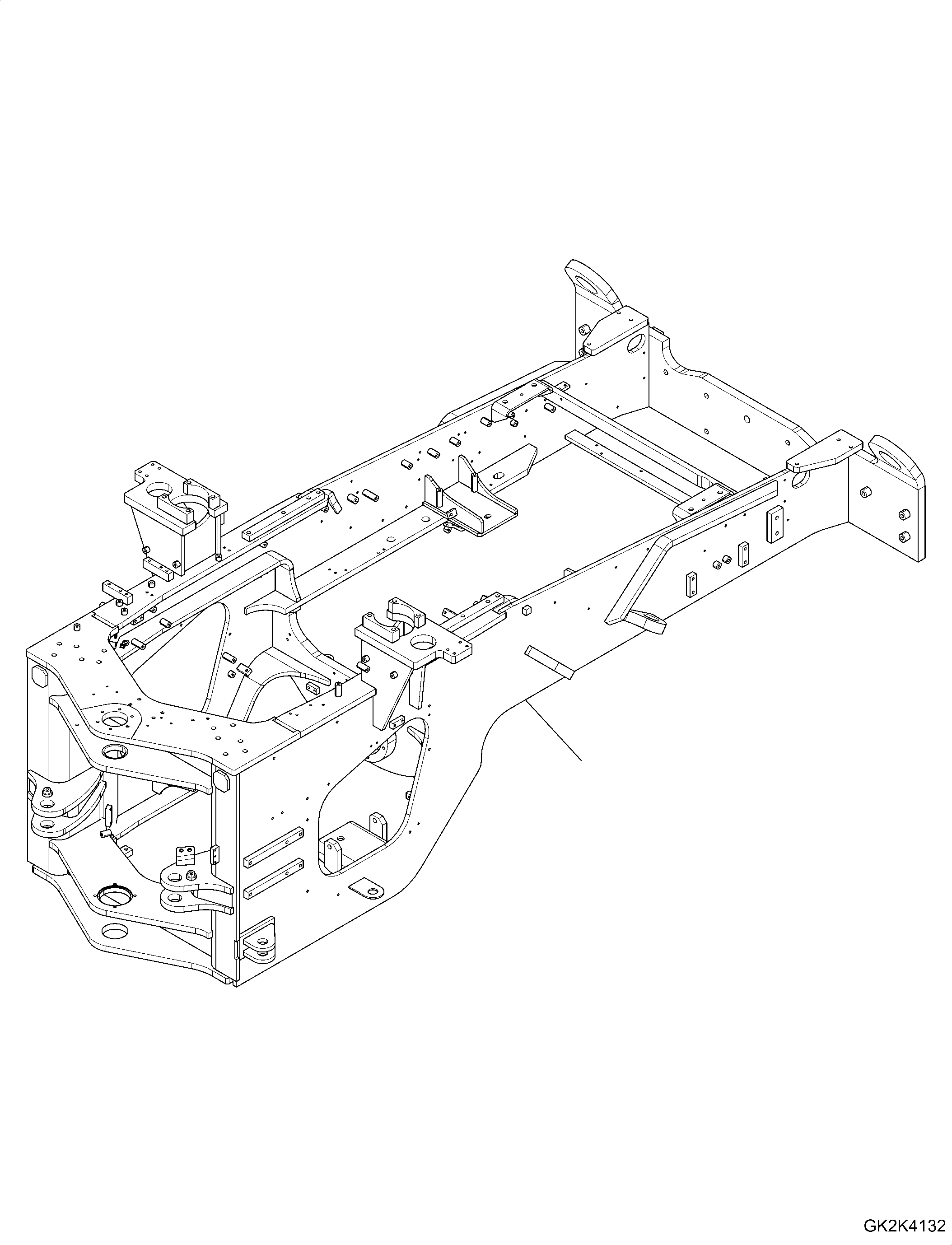 Задняя рама 423-Z94-H661 KOMATSU